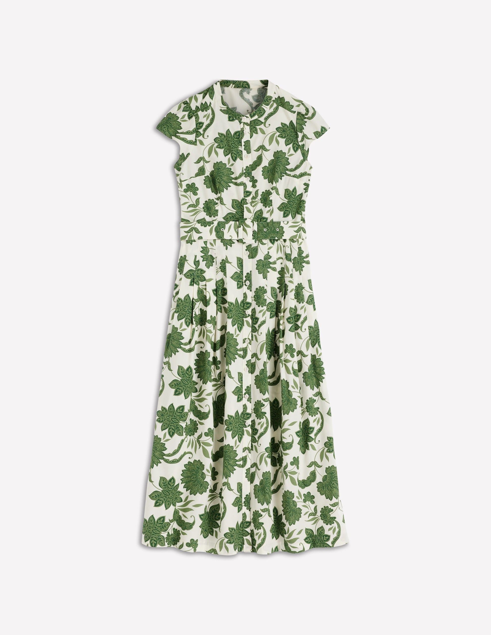 Arabella Cotton Maxi Dress-Green Elegant Blossom | Boden USA Arabella Cotton Maxi Dress-Green Elegant Blossom | Boden USA