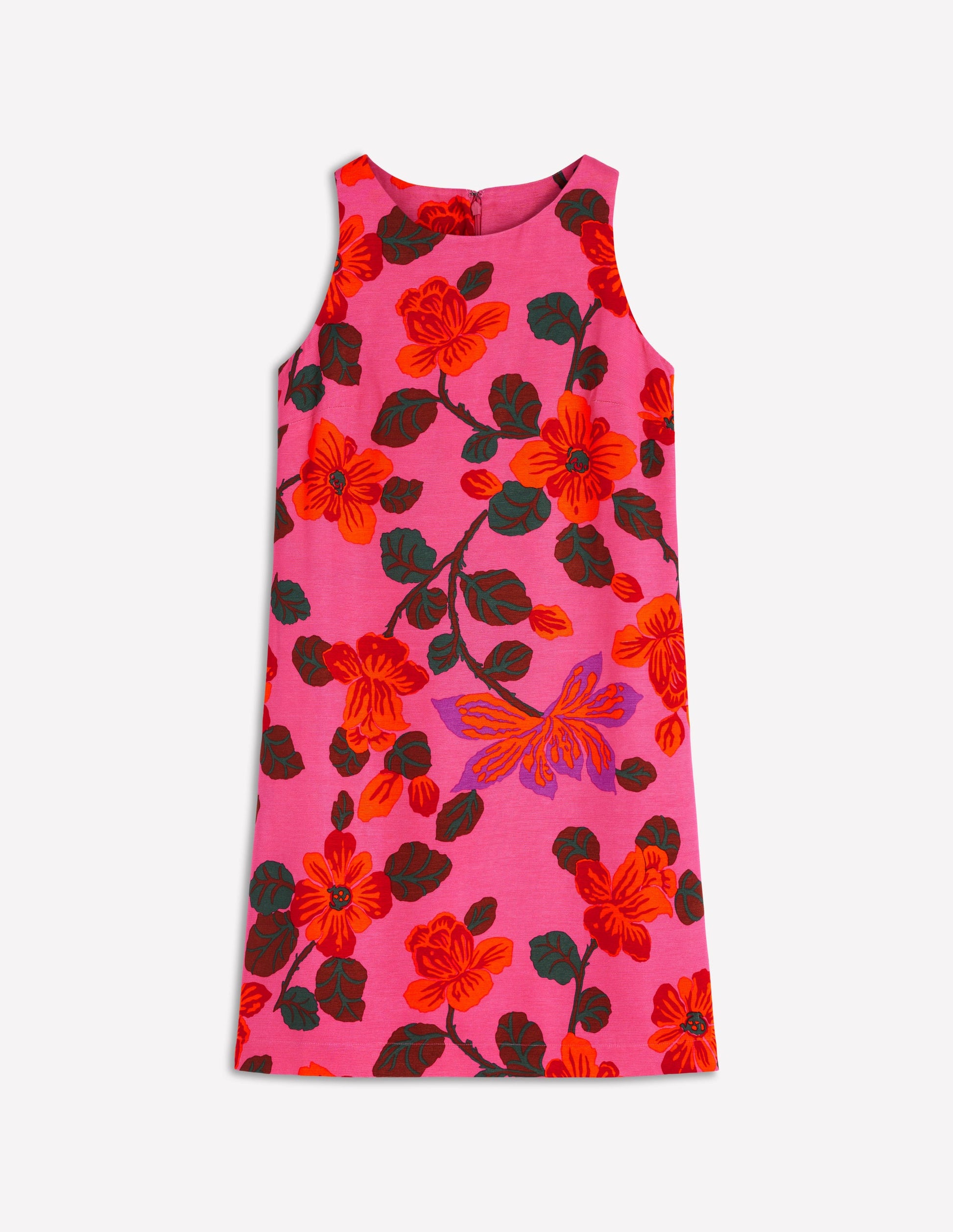 classic shift dresses Classic Shift Dress-Pink, Elaborate Blossom