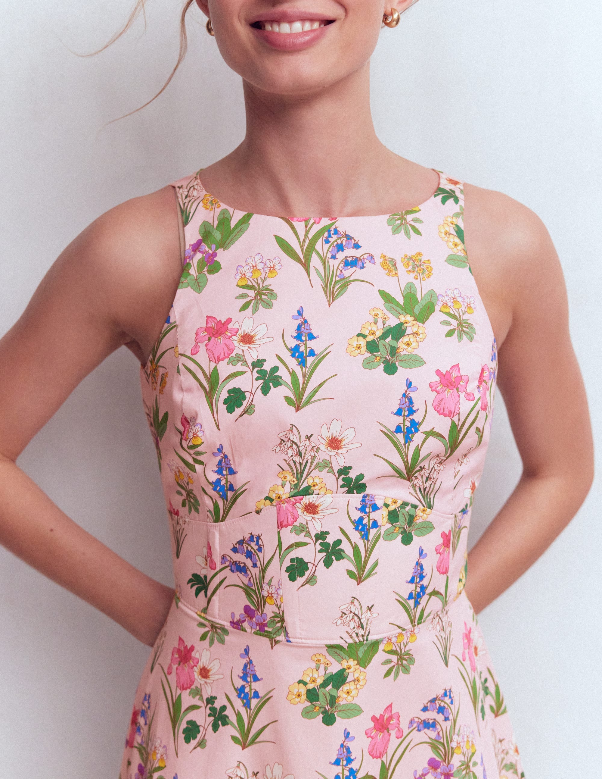 boden pink maxi dress Boden Women's Silvia Boned Bodice Maxi Dress in Pink