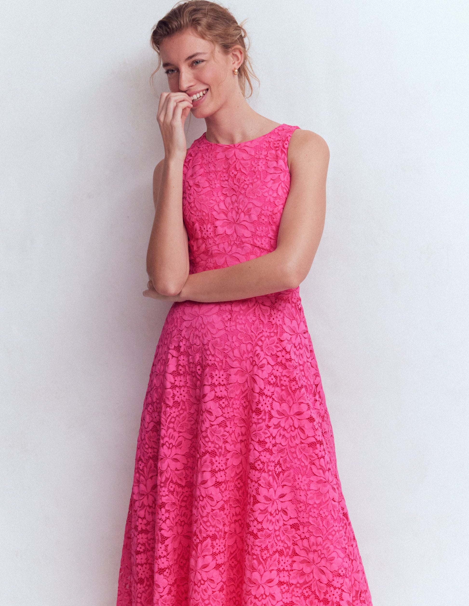 lace blue maxi dress PinkBlush Navy Lace Overlay Maternity Maxi Dress main image 0