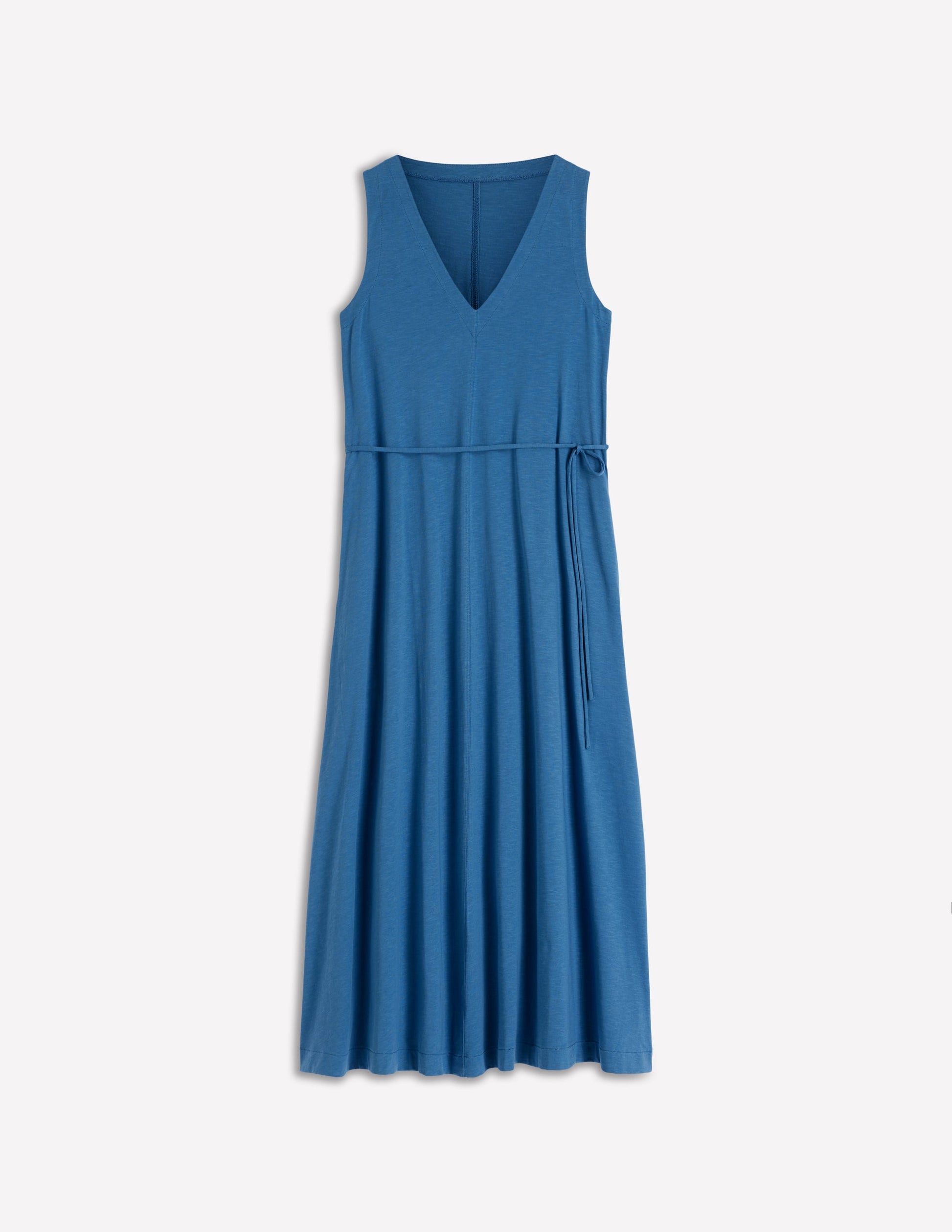 Boden Women's Mia V-neck Jersey Midi Dress in Blue