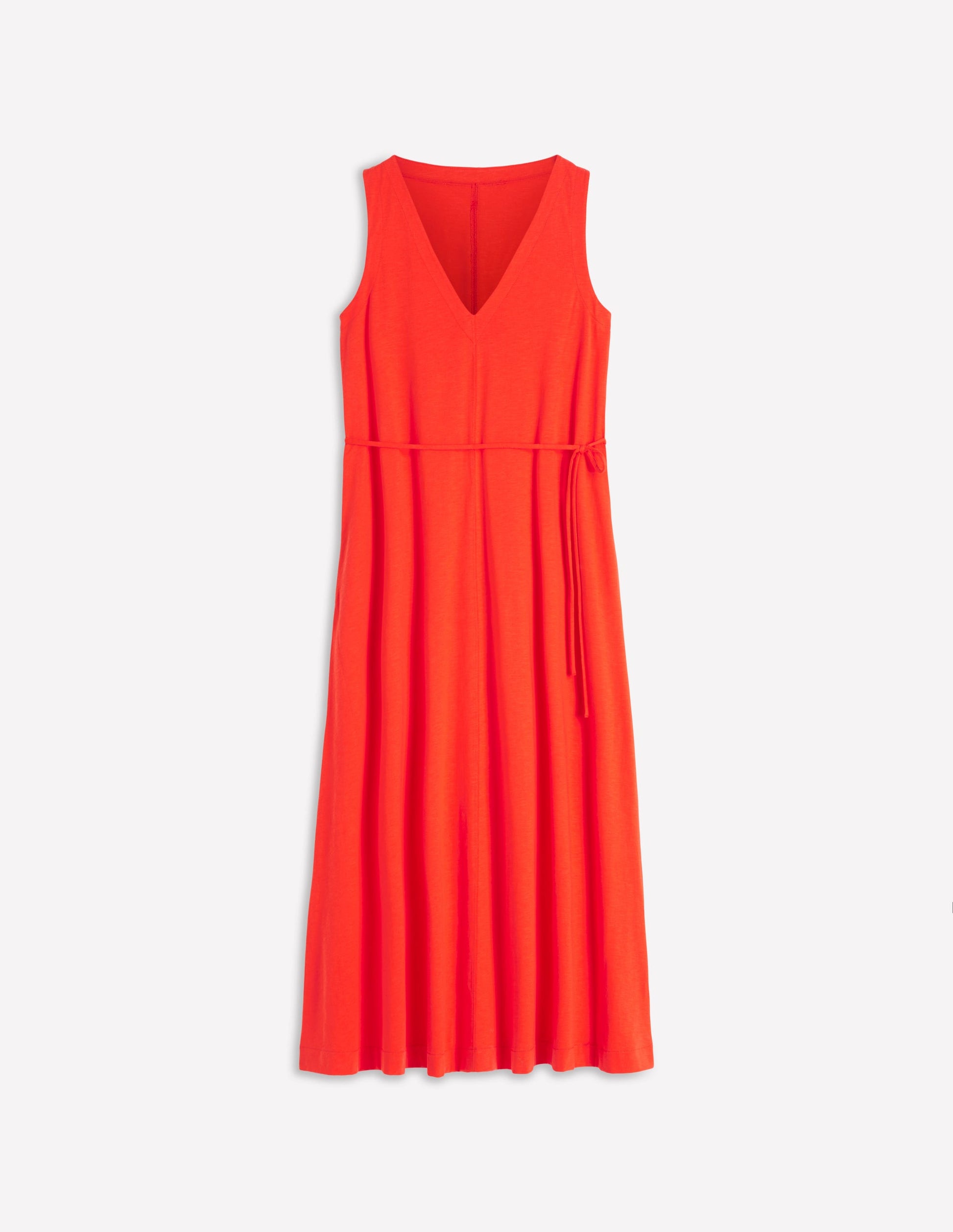 Boden Women's Mia V-neck Jersey Midi Dress in Red | Size 14 Boden Women's Mia V-neck Jersey Midi Dress in Red | Size 14