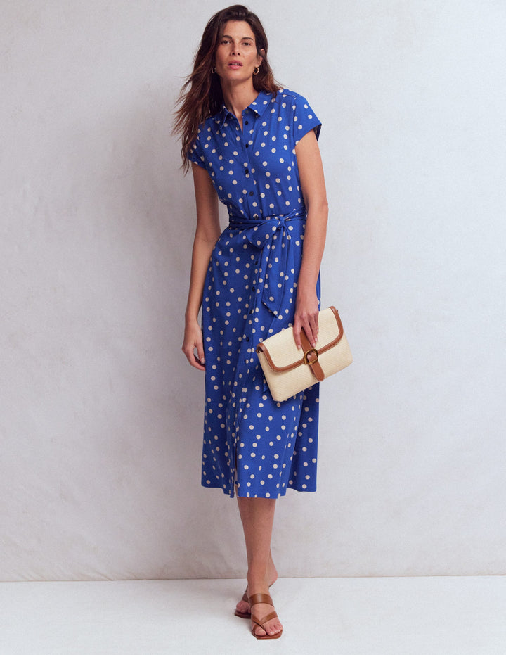 Women's Blue Cotton Dresses | Boden USA Women's Blue Cotton Dresses | Boden USA