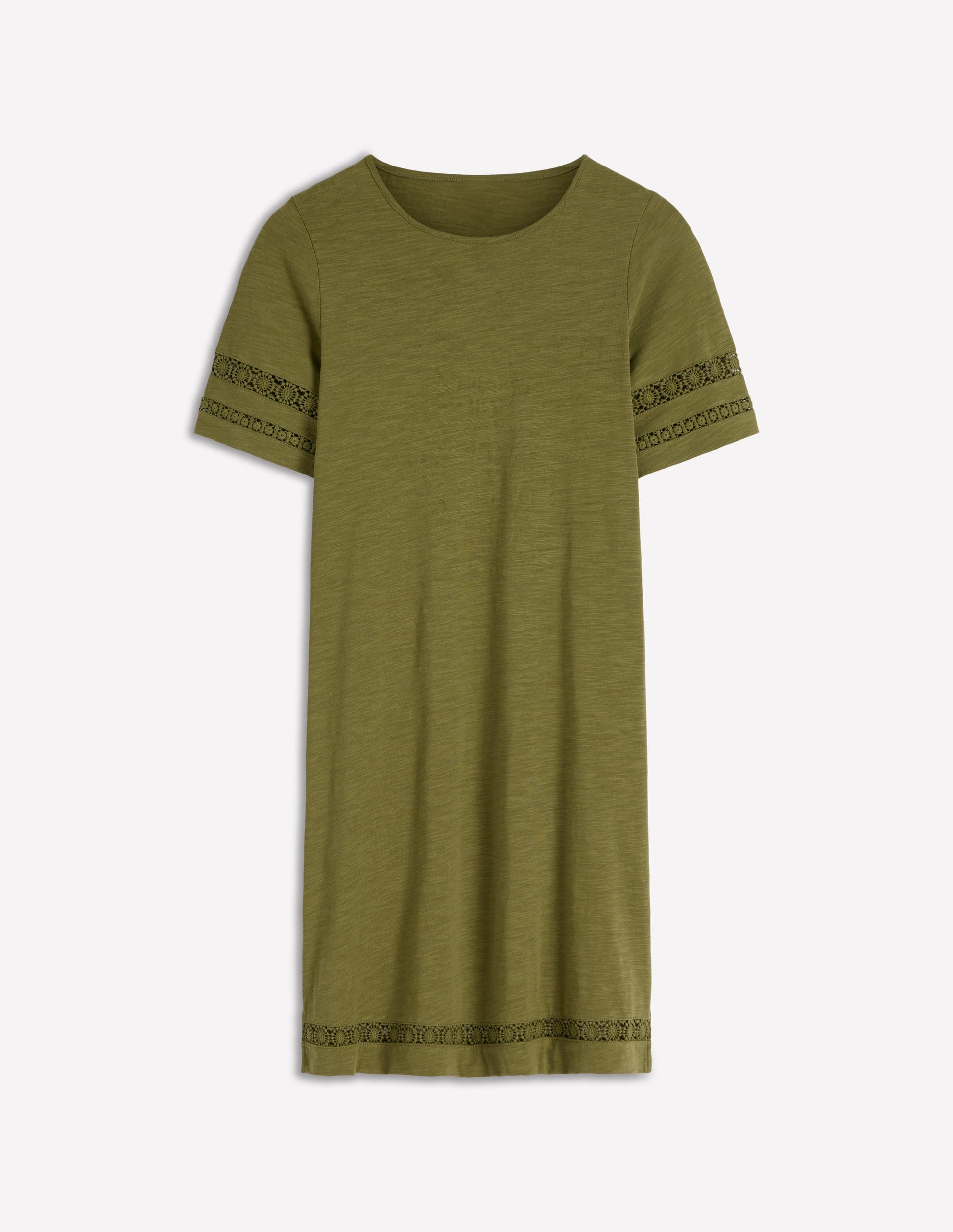 Boden Women's Hattie Jersey T-shirt Dress in Green | Size 6 Boden Women's Hattie Jersey T-shirt Dress in Green | Size 6