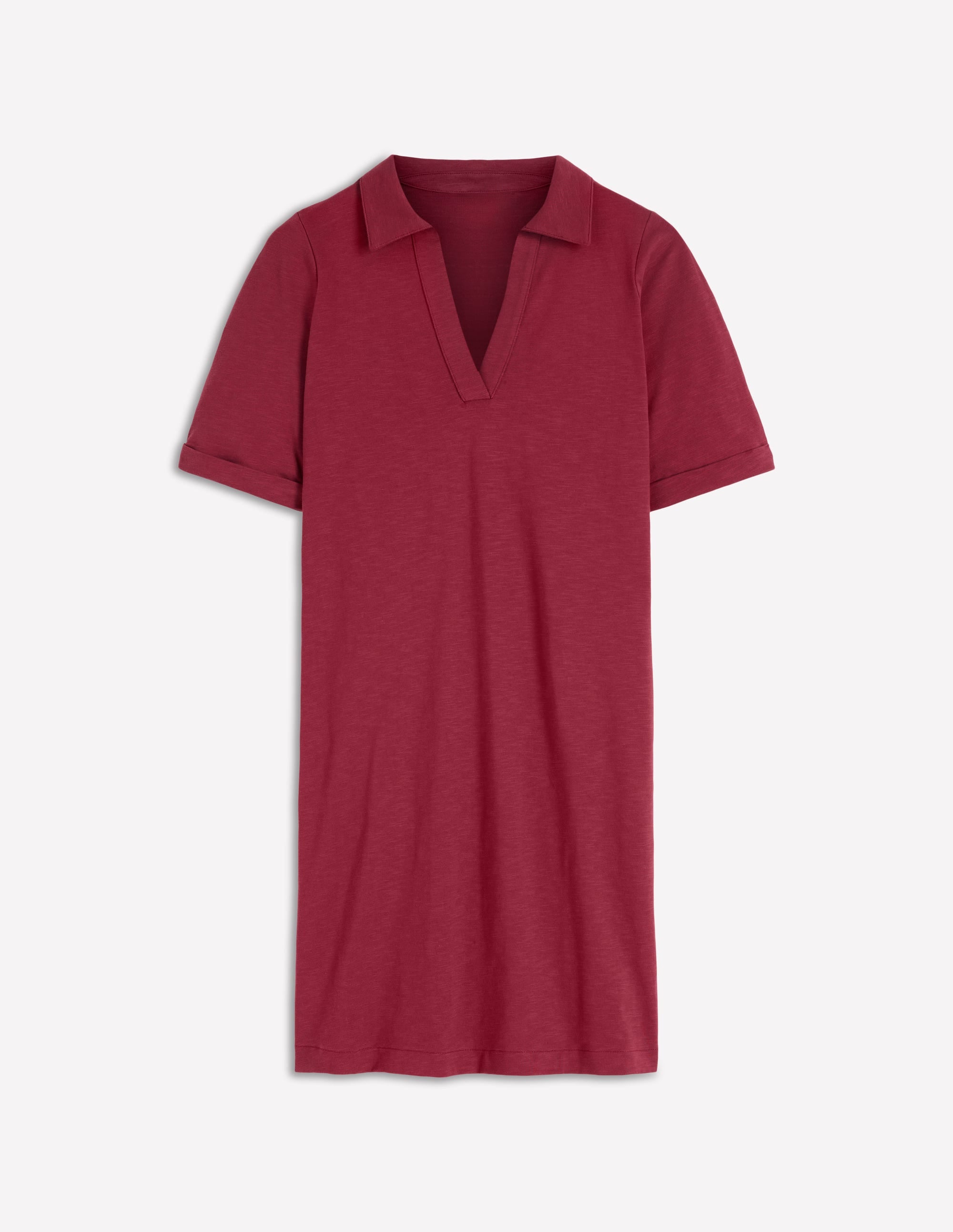 Tilda Jersey T-shirt Dress-Rich Chestnut - Image 4