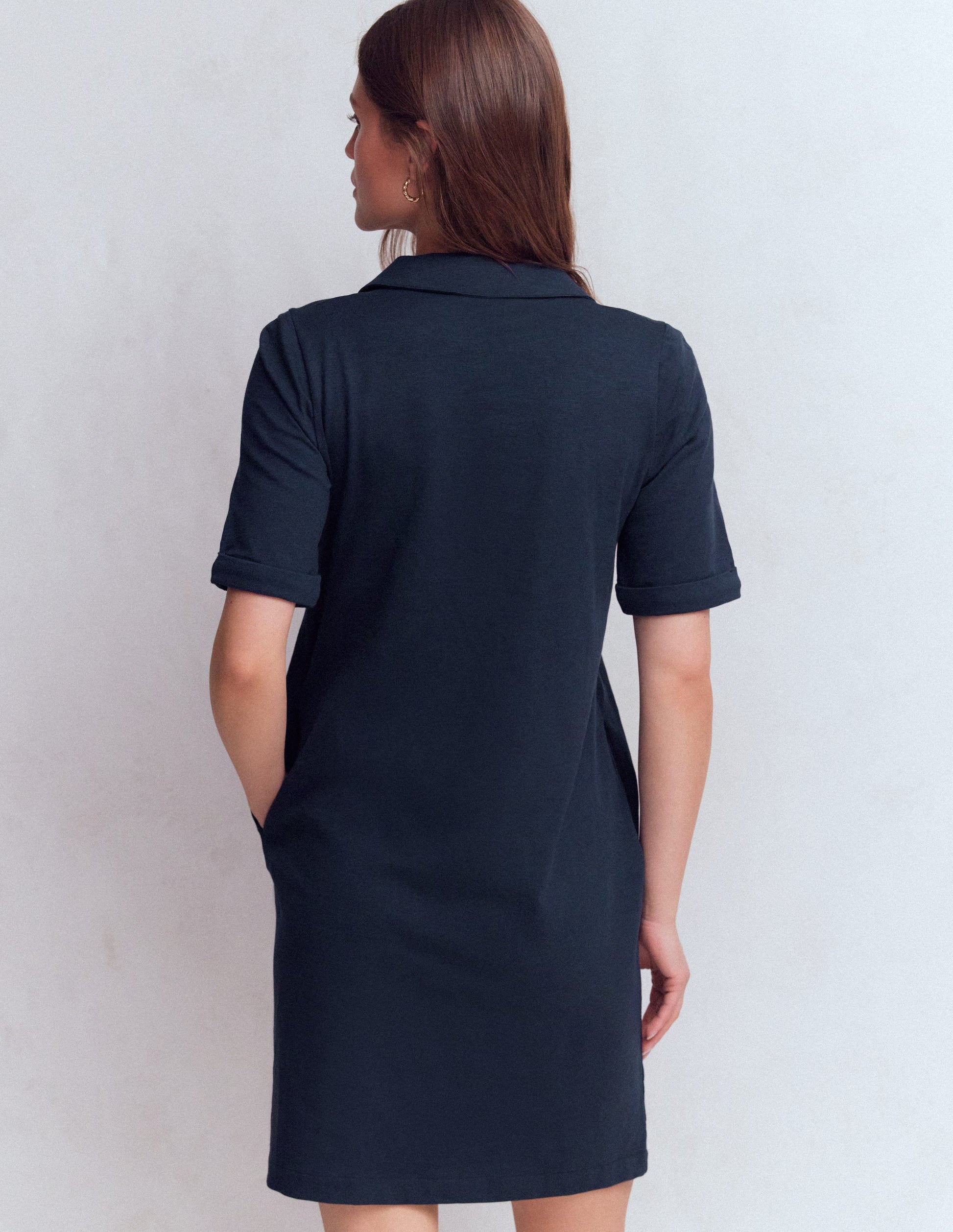 navy blue t shirt dress Boden Women's Tilda Jersey T-shirt Dress in Blue