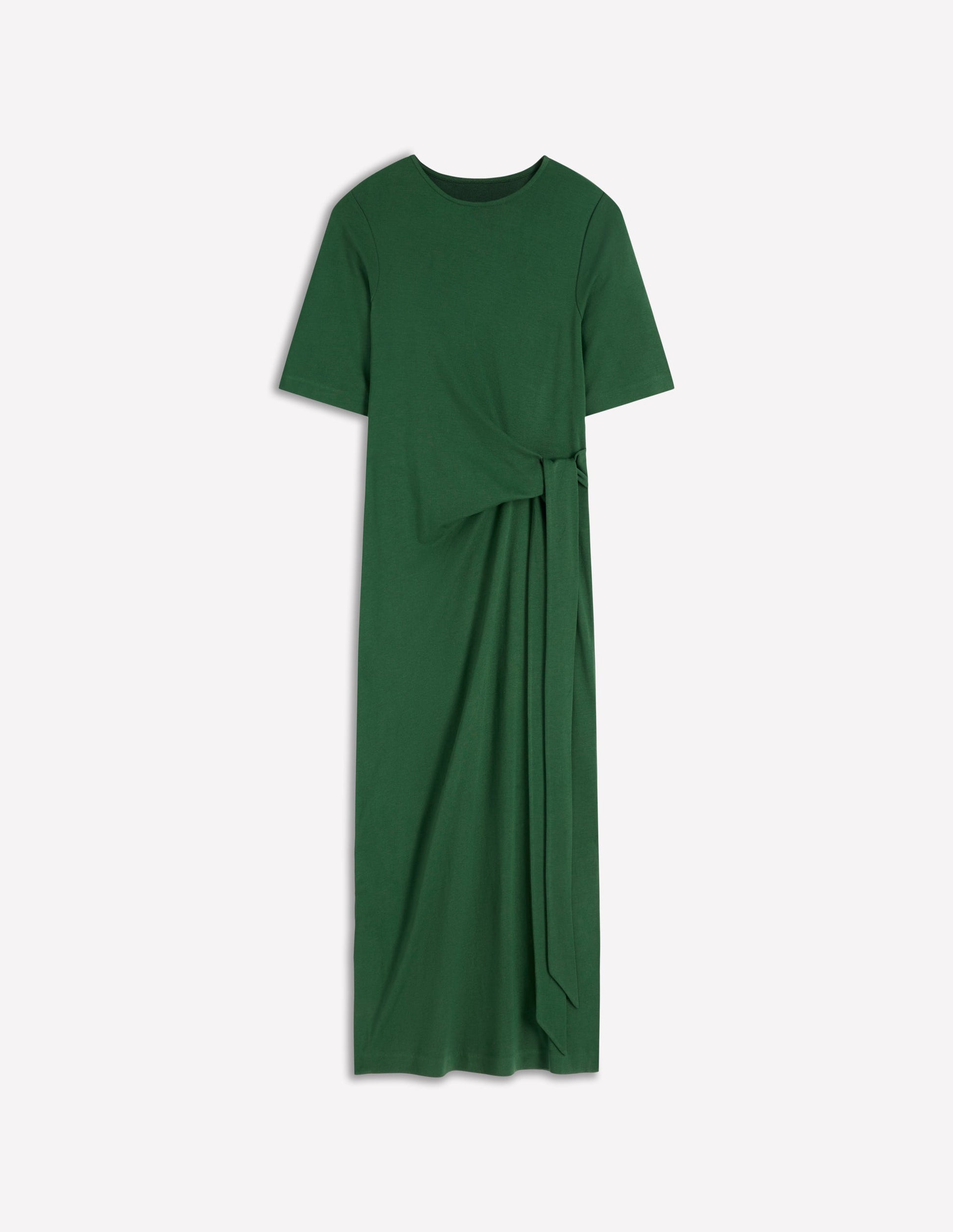 Boden Women's Zinnia Tie Ponte Midi Dress in Green | Size 4 Boden Women's Zinnia Tie Ponte Midi Dress in Green | Size 4
