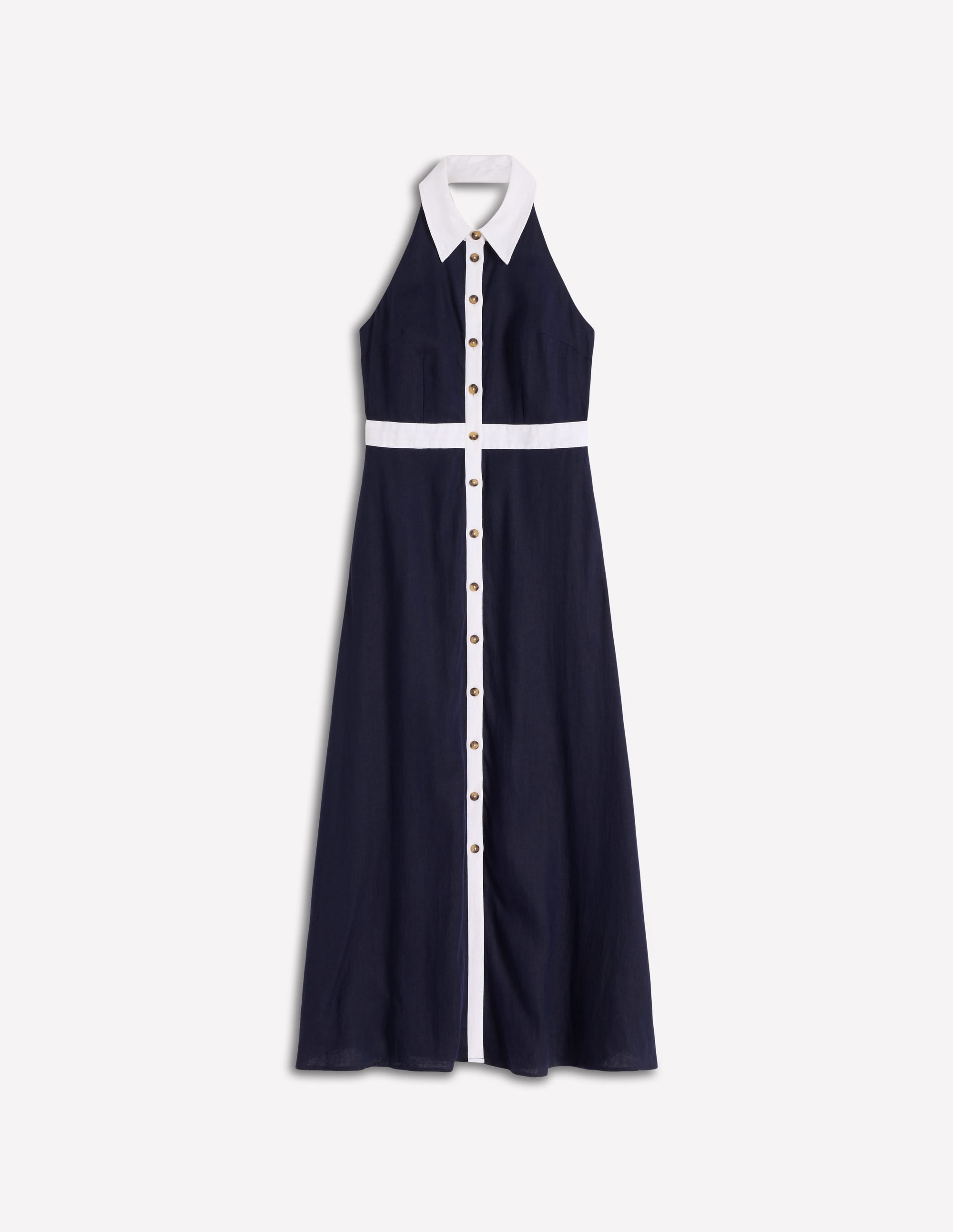 boden navy maxi dress Notch Neck Jersey Maxi Dress - Navy