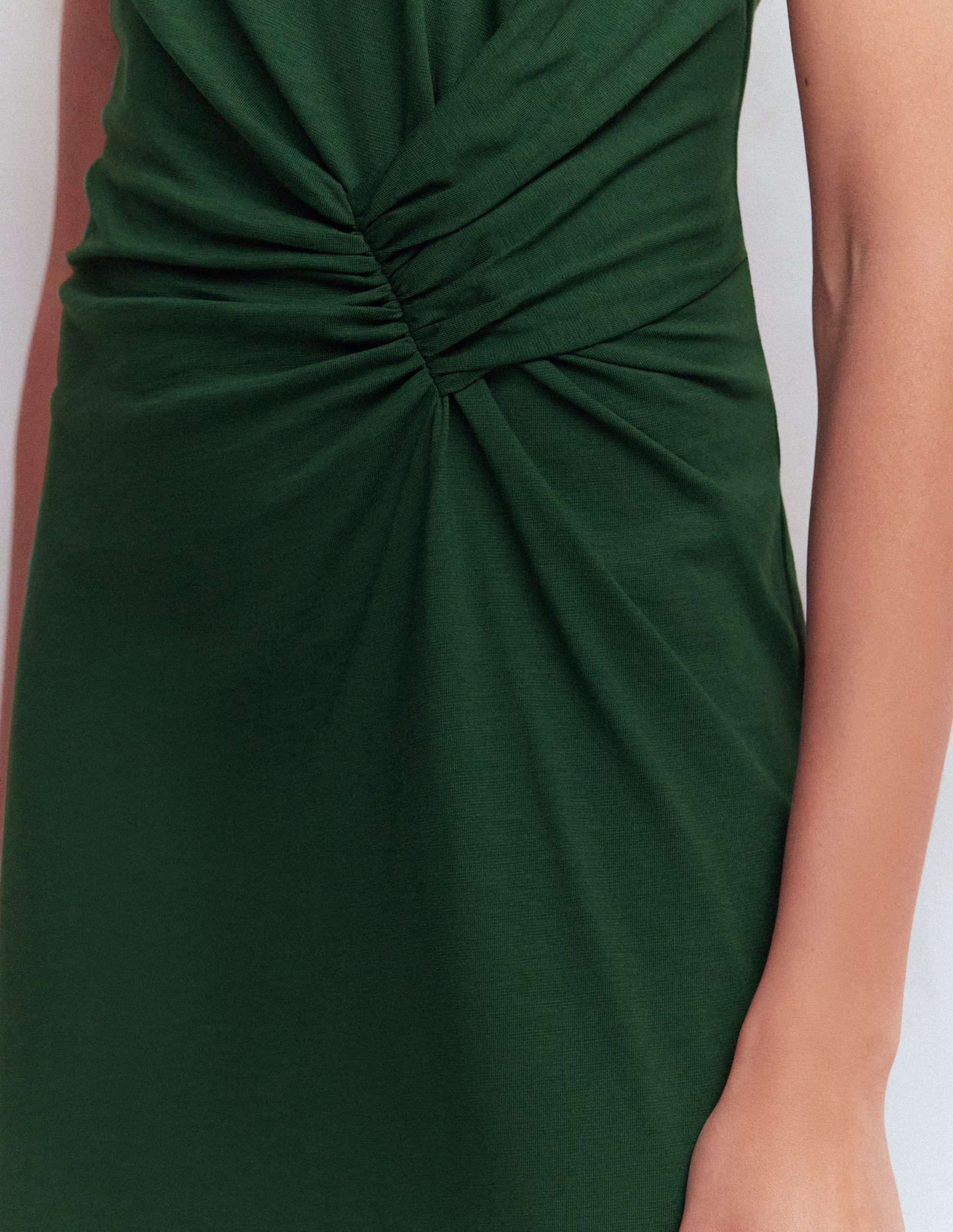 Boden Women's Delilah Twist Short Dress in Green | Size 12 Boden Women's Delilah Twist Short Dress in Green | Size 12