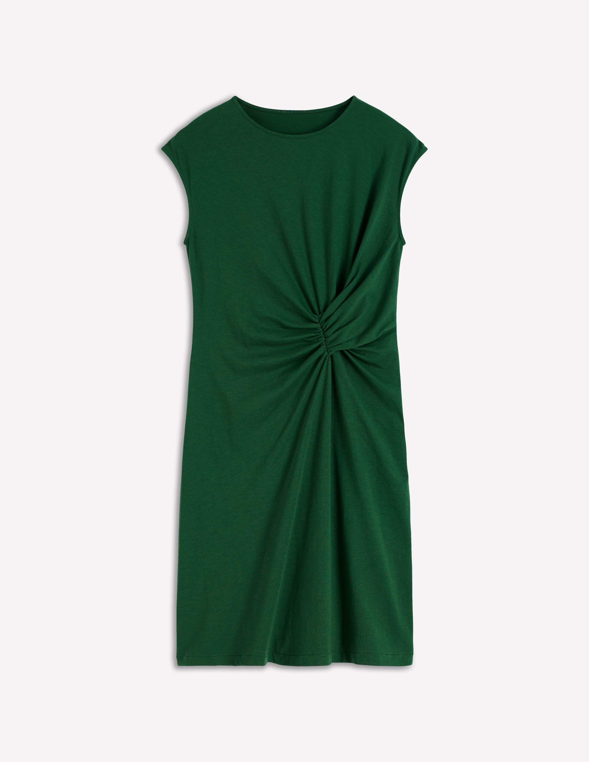 Delilah Twist Short Dress-Hunter Green - Image 5