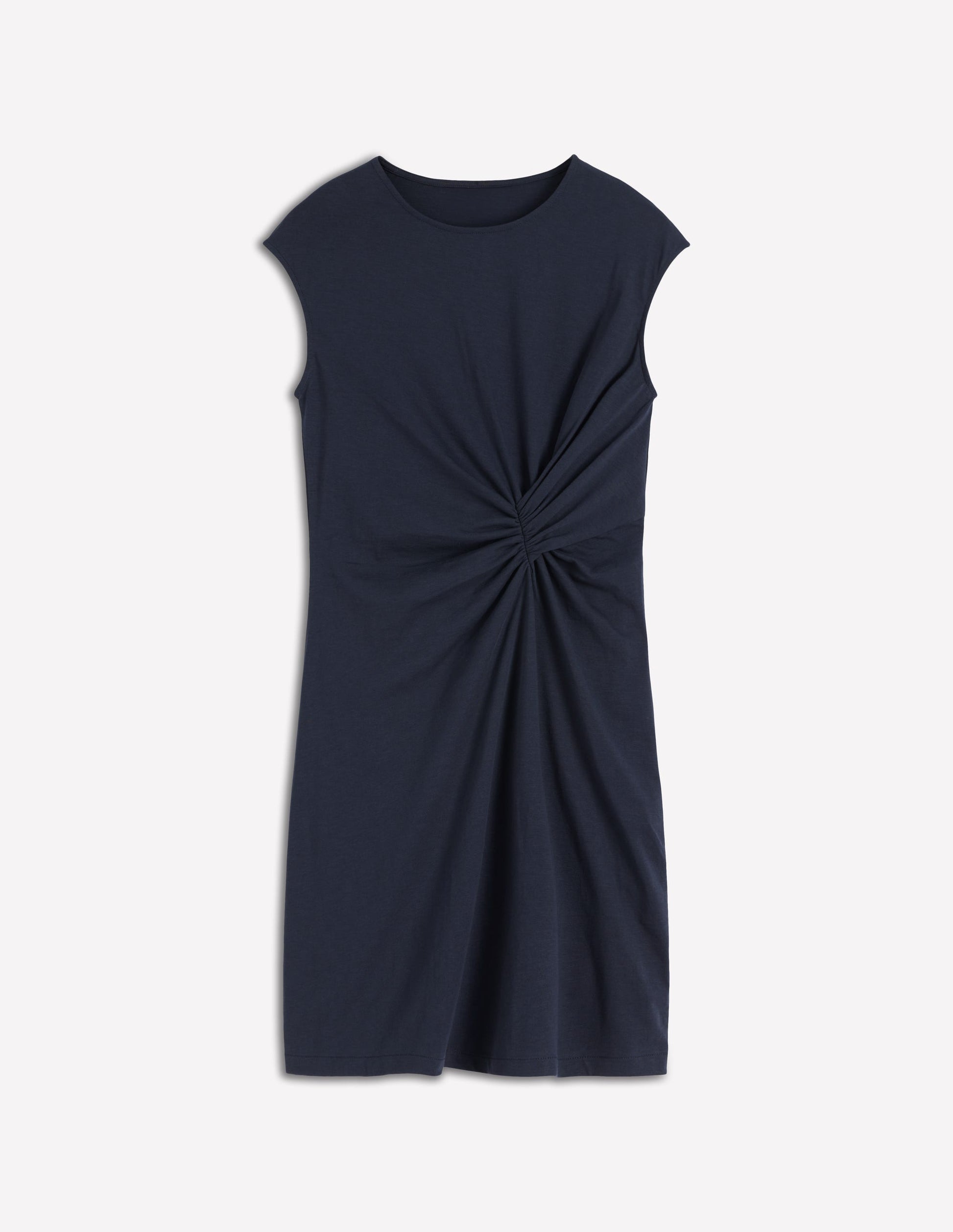 Delilah Twist Short Dress-Navy-6