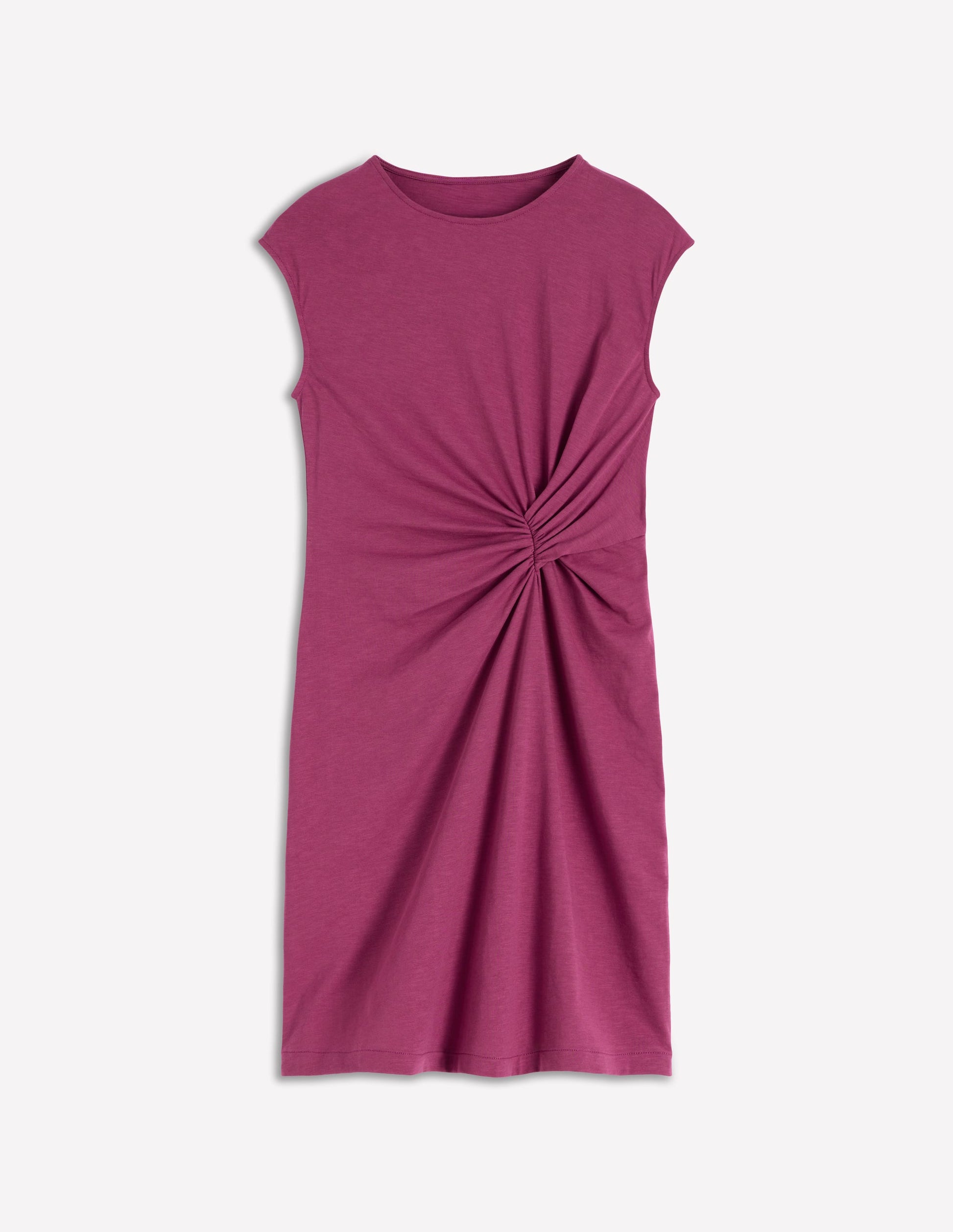 Delilah Twist Short Dress-Raspberry Coulis-5