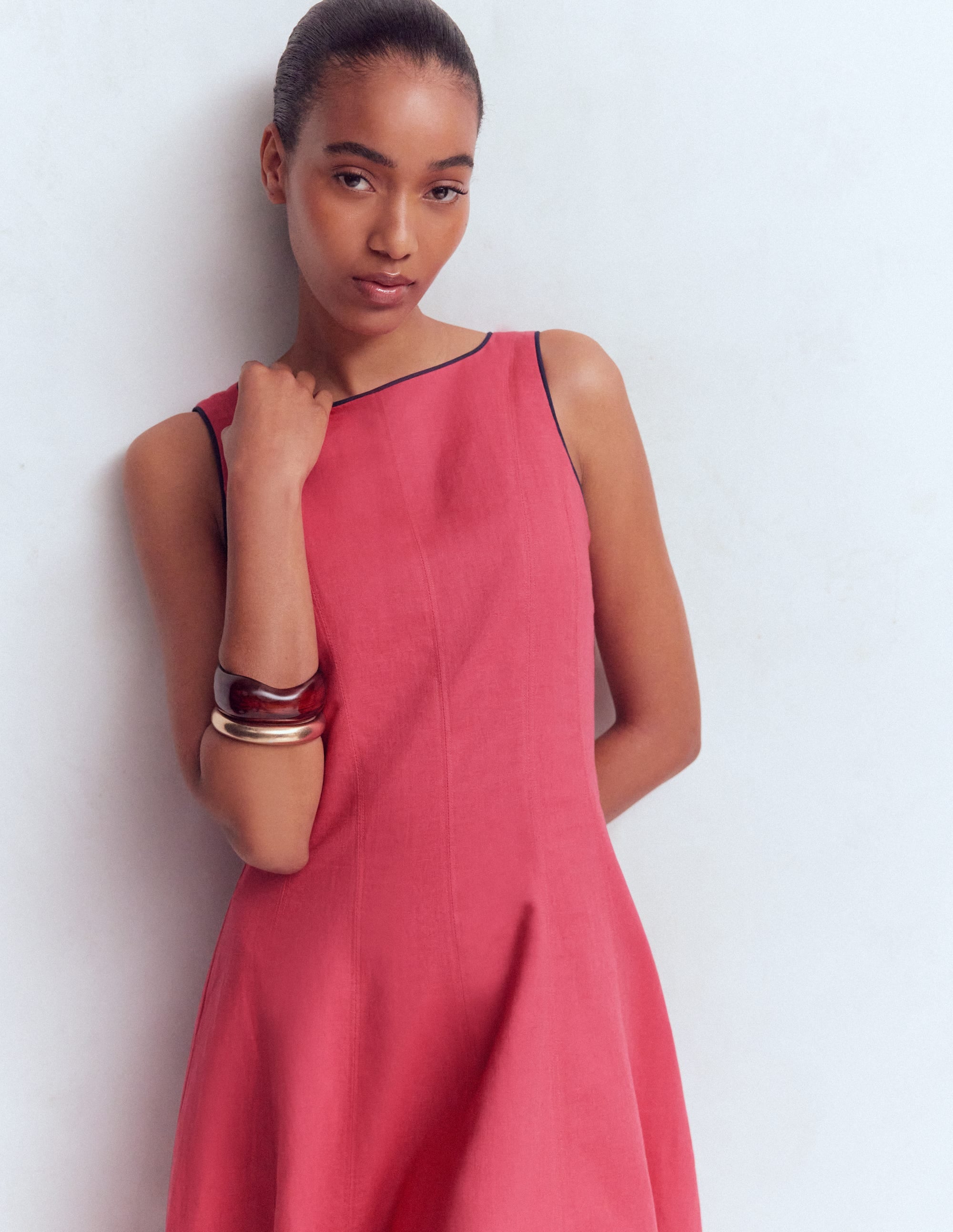 boden sweetheart linen midi dress Boden | Dresses | Boden Sweetheart Linen Midi Dress