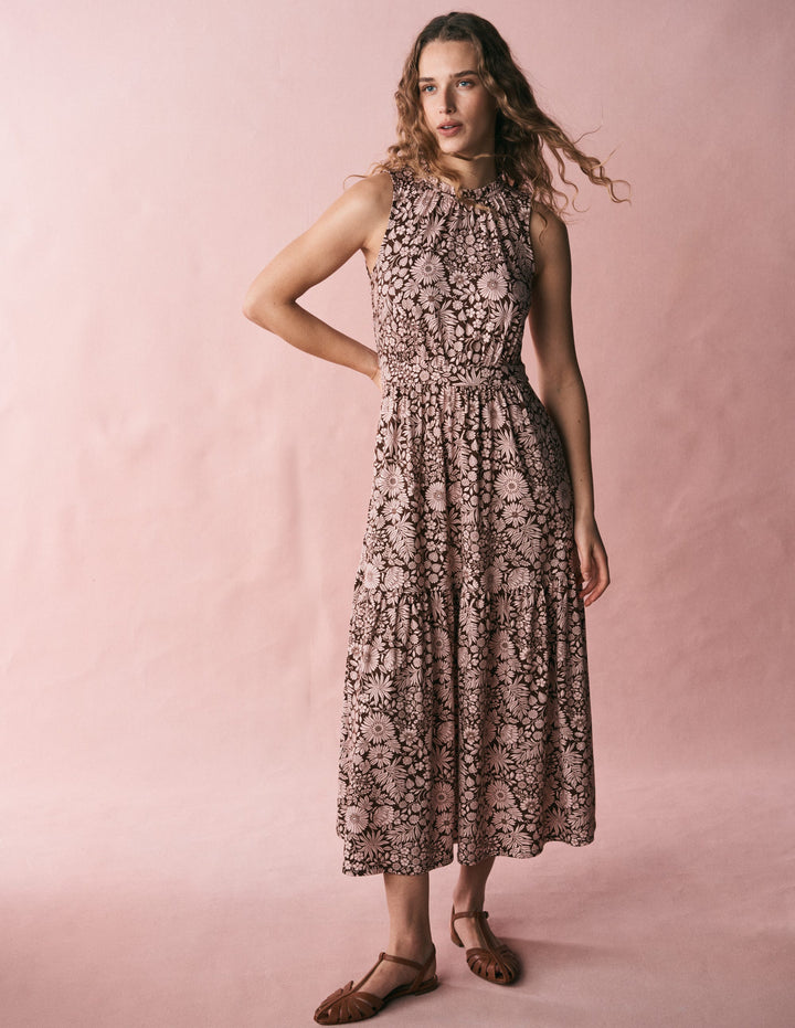 Women's Brown Jersey Dresses | Boden USA Women's Brown Jersey Dresses | Boden USA