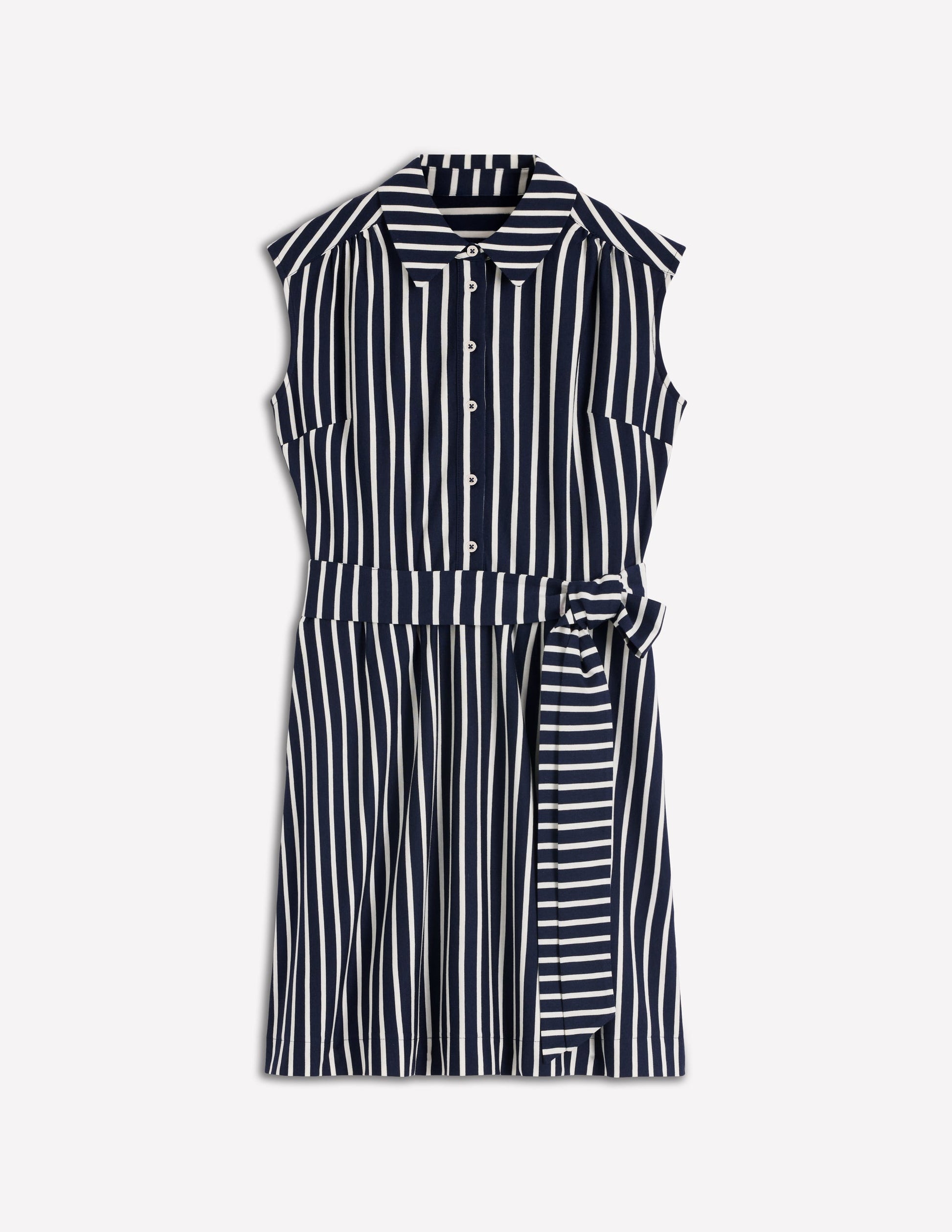 Boden Women's Honor Short Jersey Shirt Dress in Blue | Size 8 Boden Women's Honor Short Jersey Shirt Dress in Blue | Size 8