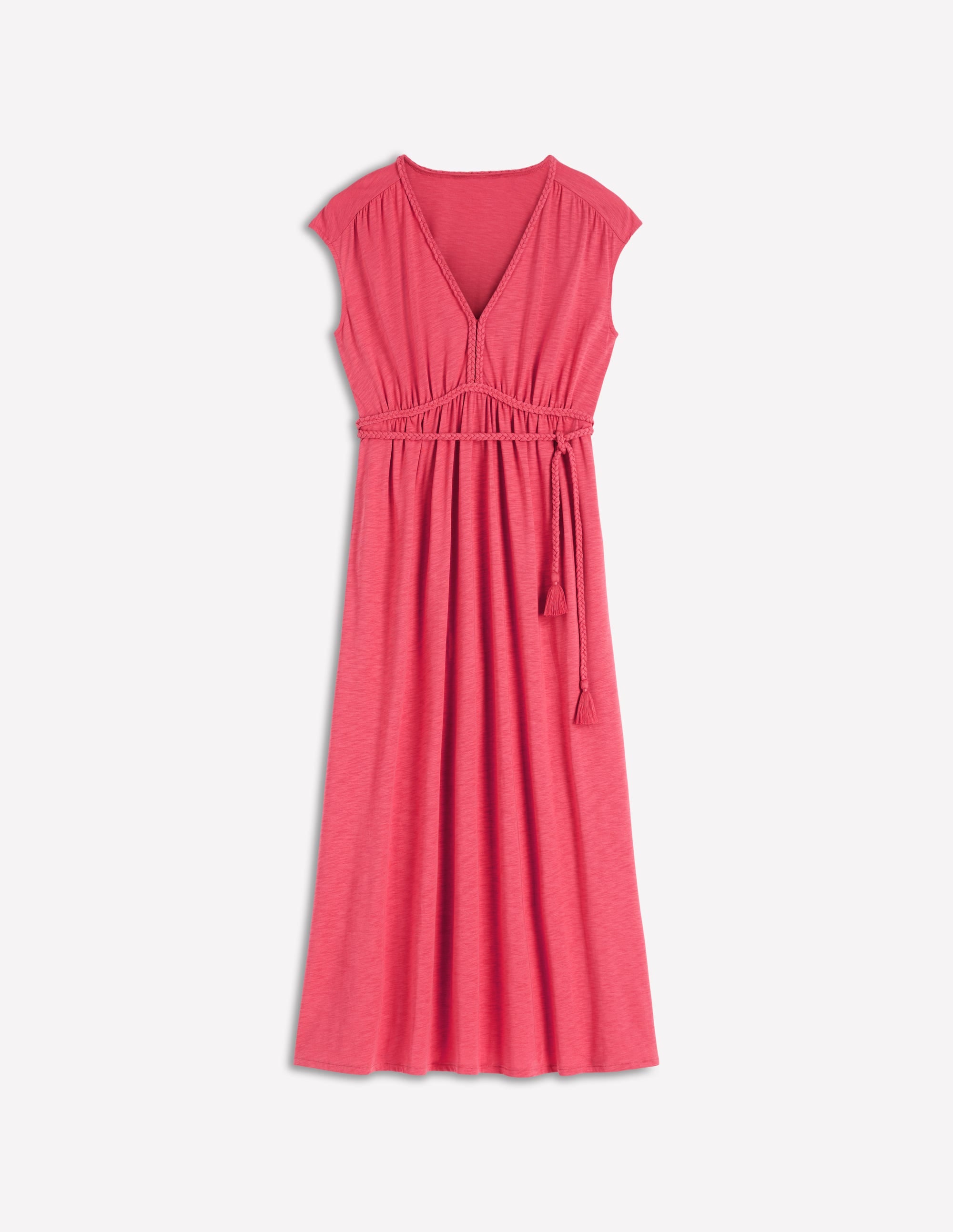 Heidi Ruched Rope Jersey Dress-Winter Blush - Image 7