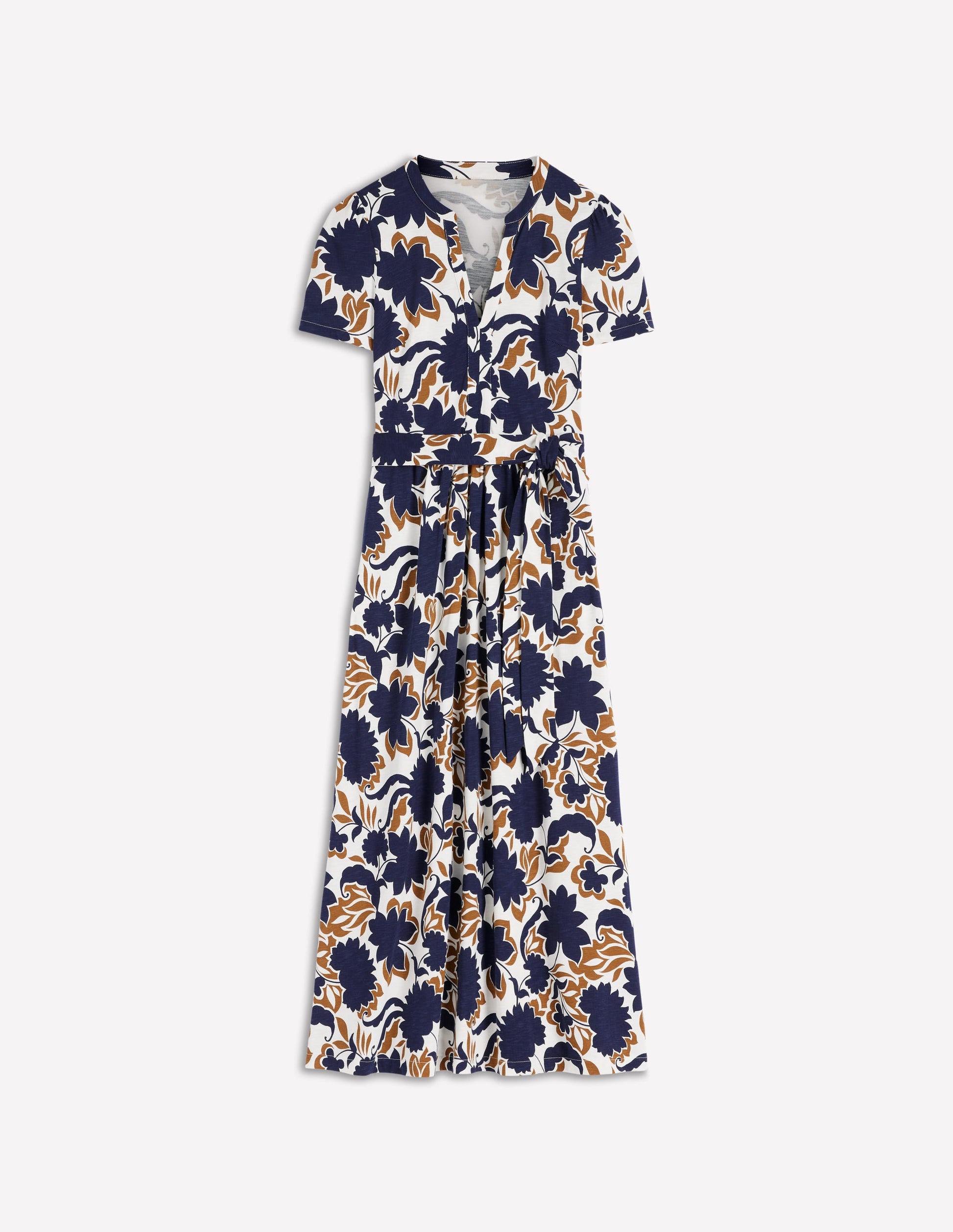 Boden Women's Naomi Jersey Midi Dress in Blue | Size 0 Boden Women's Naomi Jersey Midi Dress in Blue | Size 0