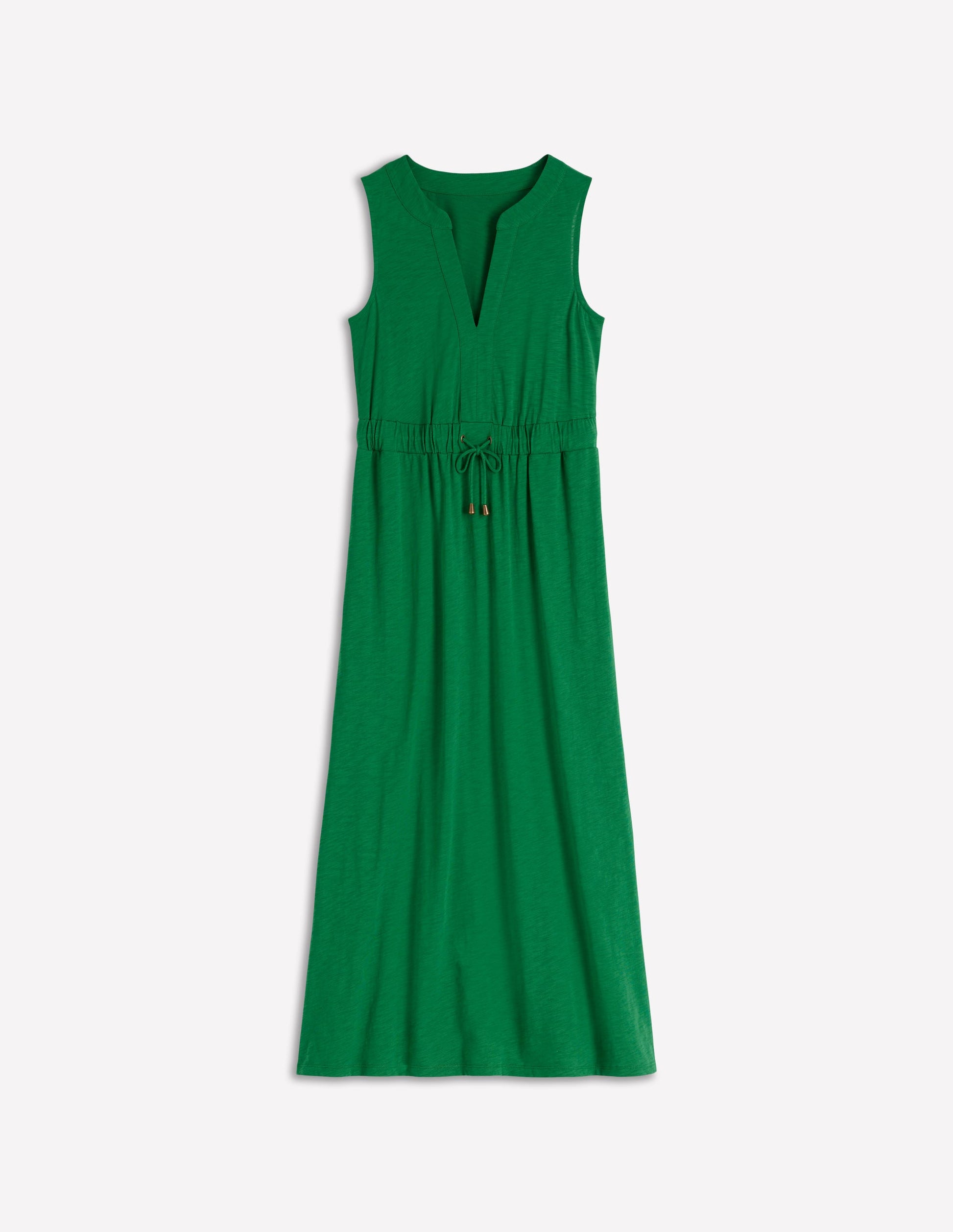 Boden Women's Delphine Midi Sleeveless Dress in Green | Size 2