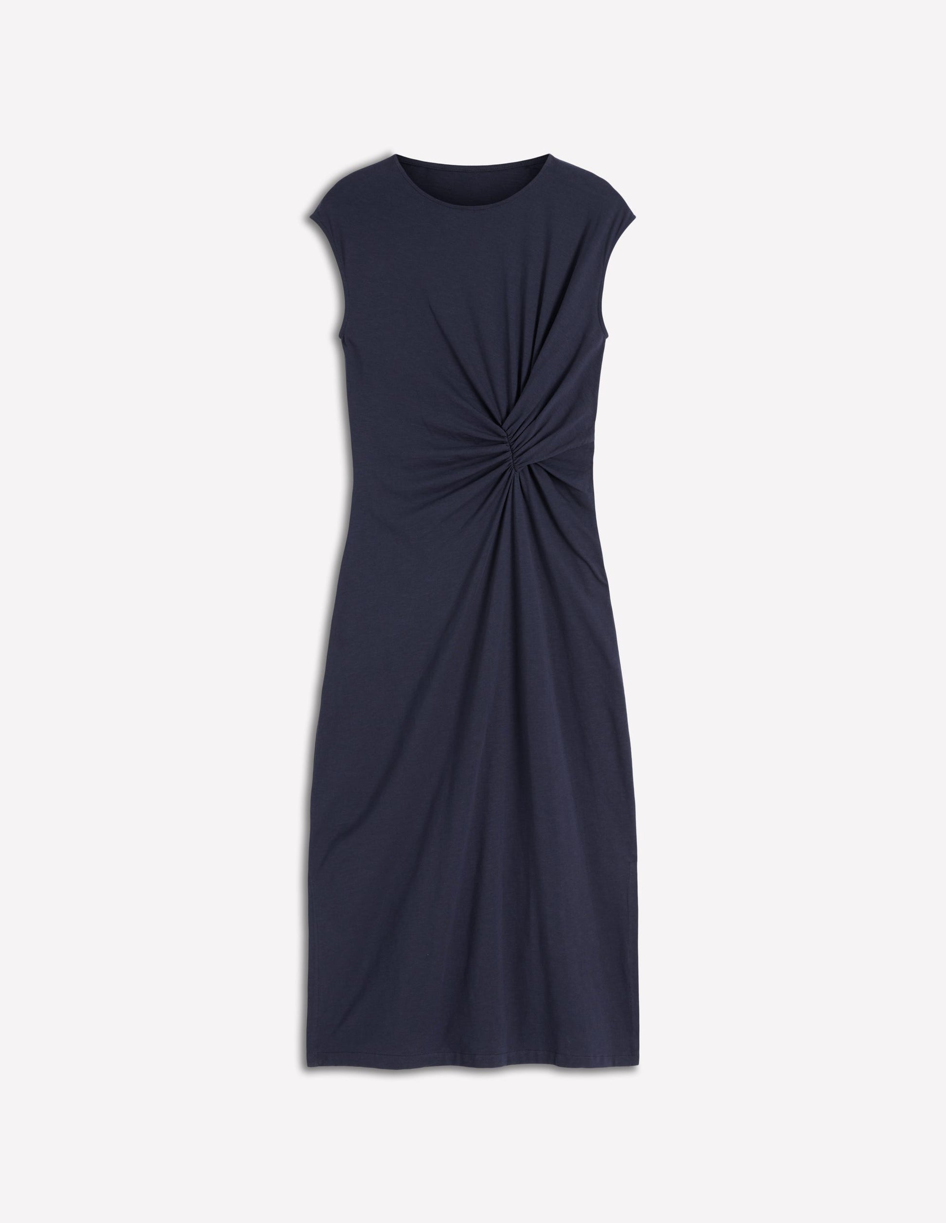 Delilah Twist Midi Dress-Navy-10