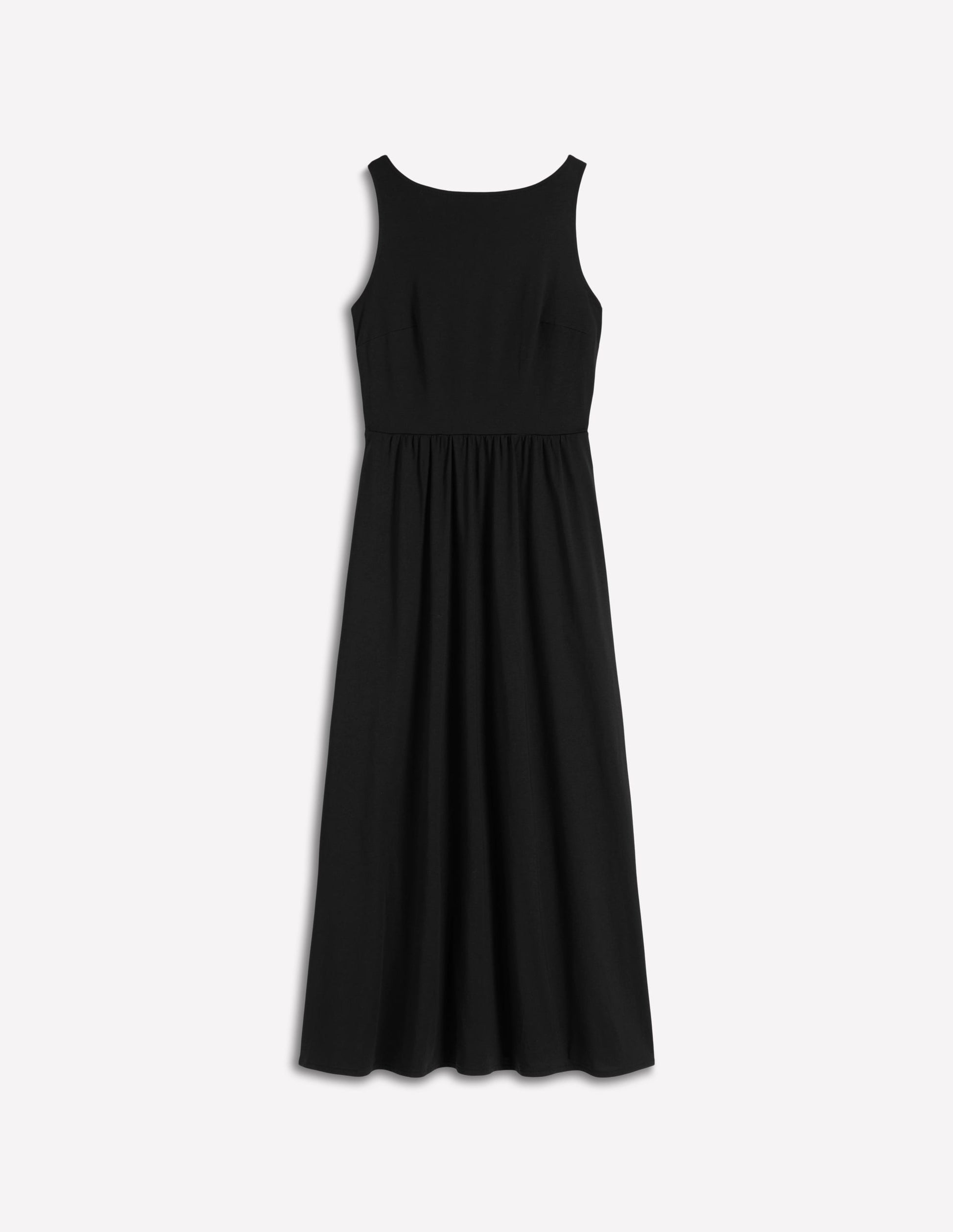 Boden Women's Saoirse Smocked Jersey Dress in Black | Size 12 Boden Women's Saoirse Smocked Jersey Dress in Black | Size 12