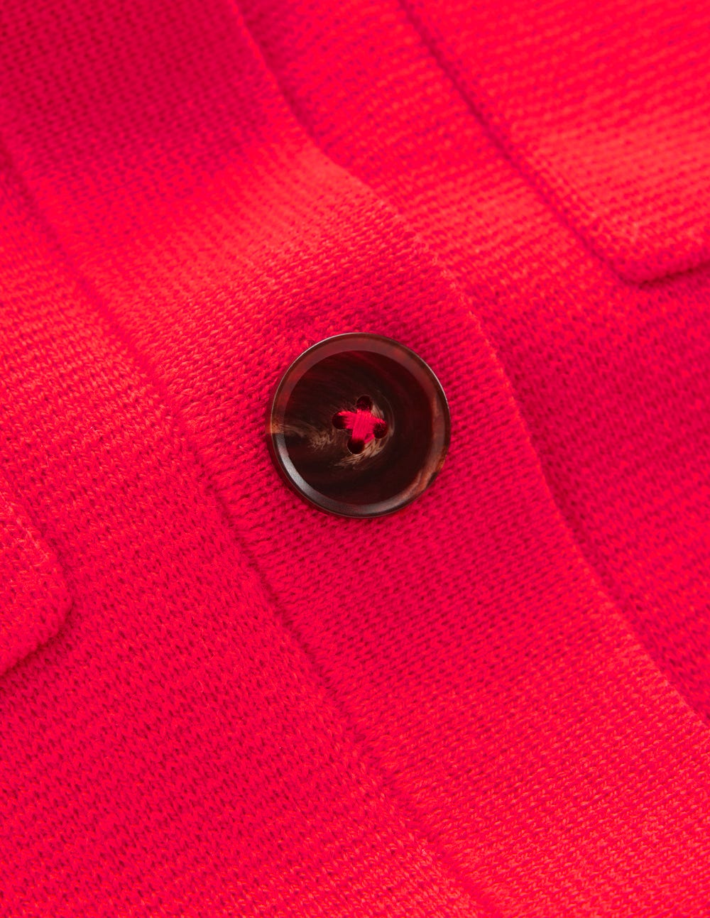 Short Sleeve Knit Shirt-Bright Cherry - Image 7
