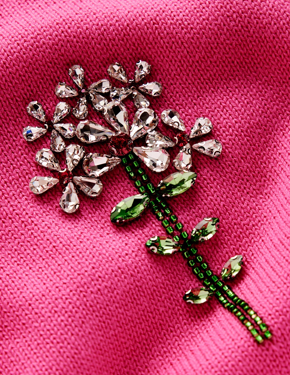 Embellished T-Shirt-Pink Punch - Image 8