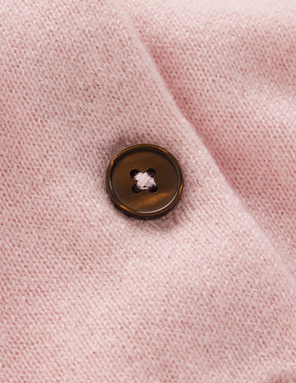 Cropped Cashmere Cardigan-Pale Pink-6