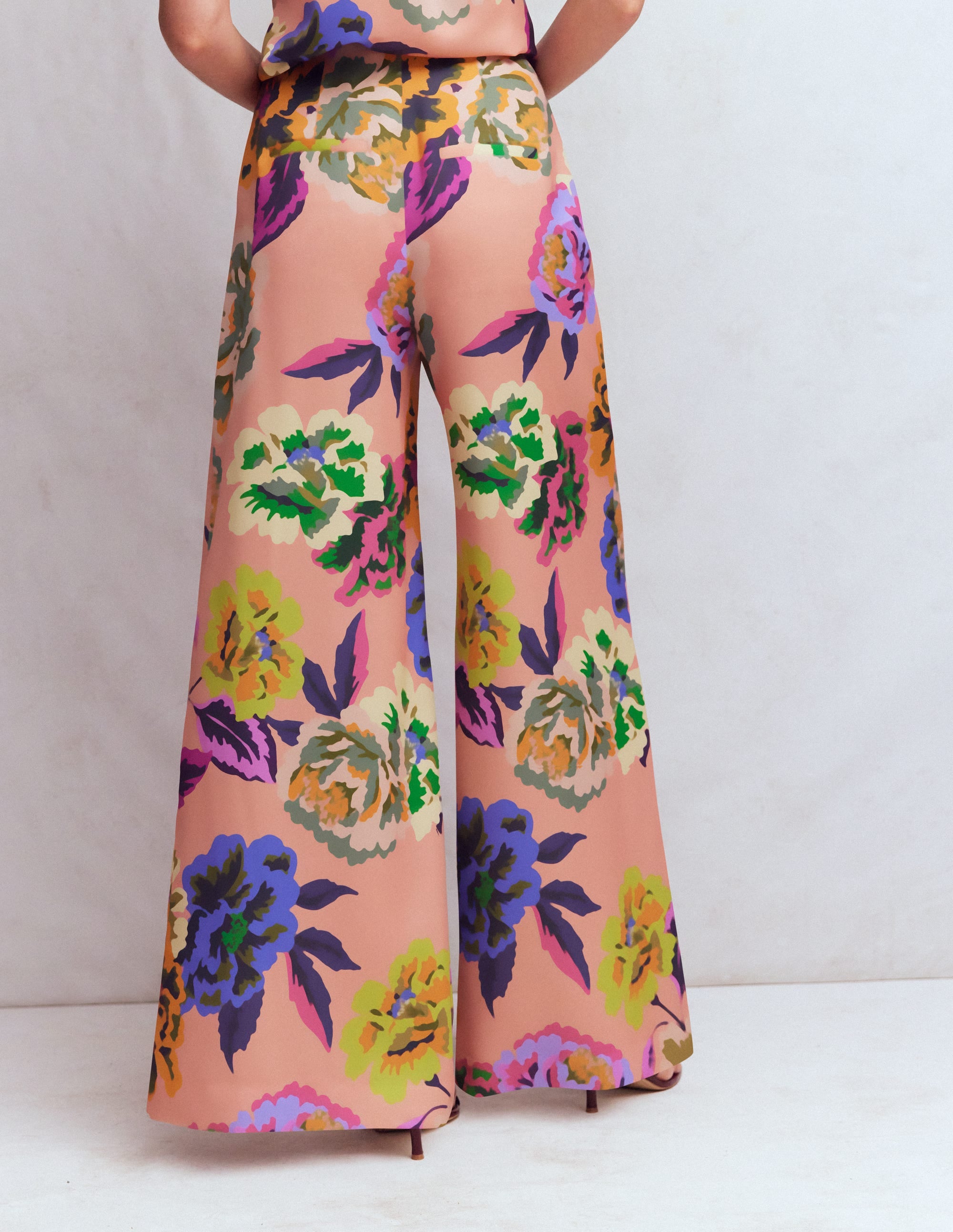 Regent Wide Leg Pants-Multi, Opulent Blossom - Image 3