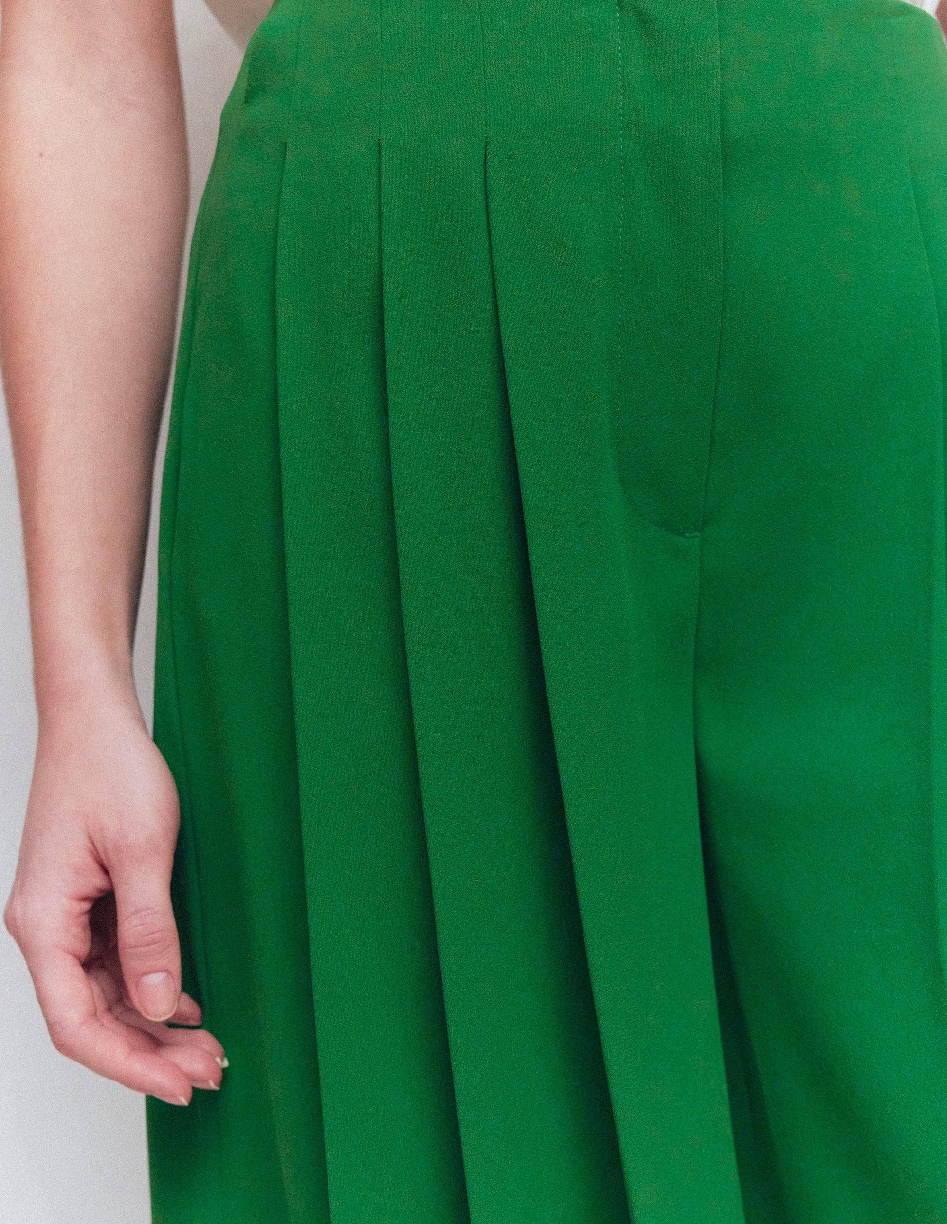 Regent Wide Leg Pants-Rich Emerald-2