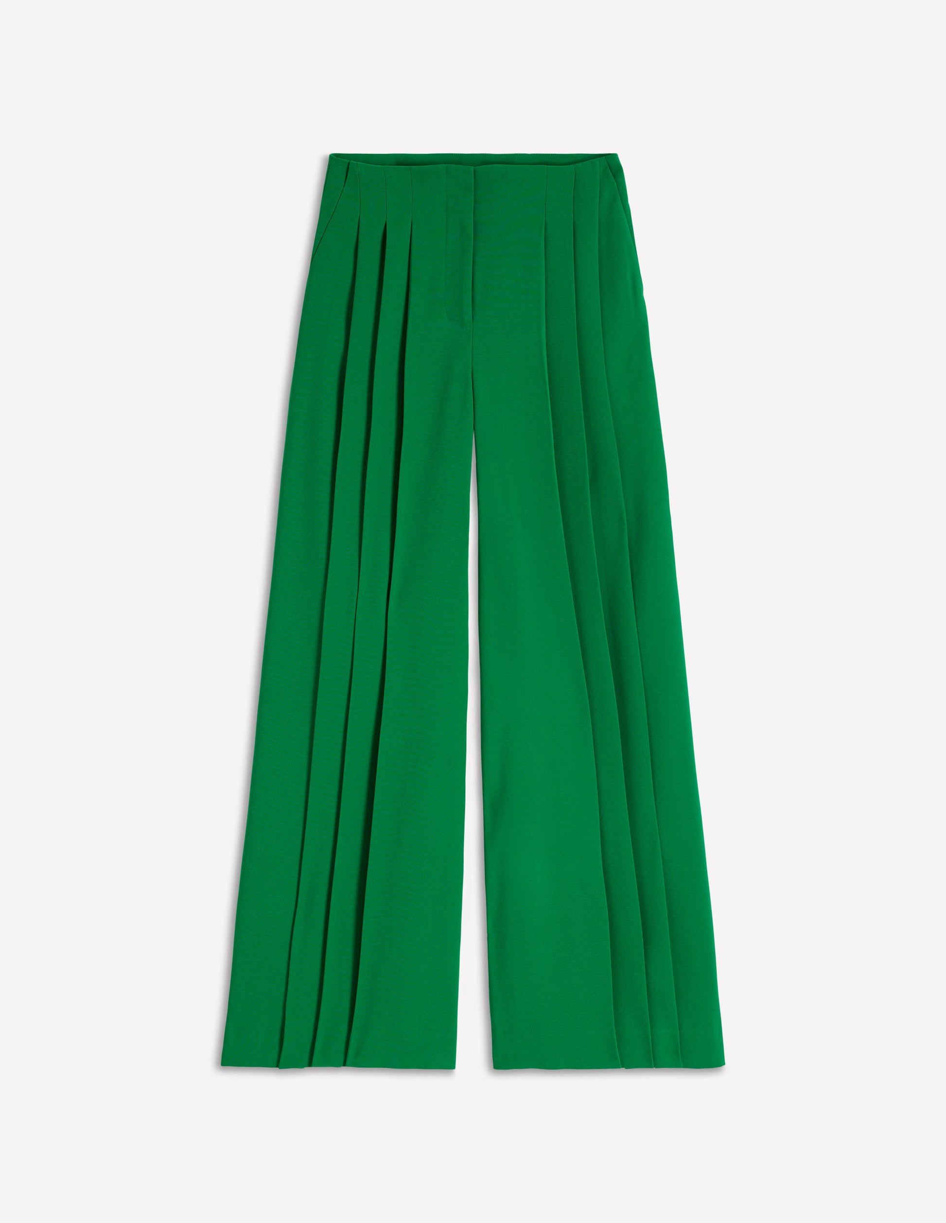 Regent Wide Leg Pants-Rich Emerald-7