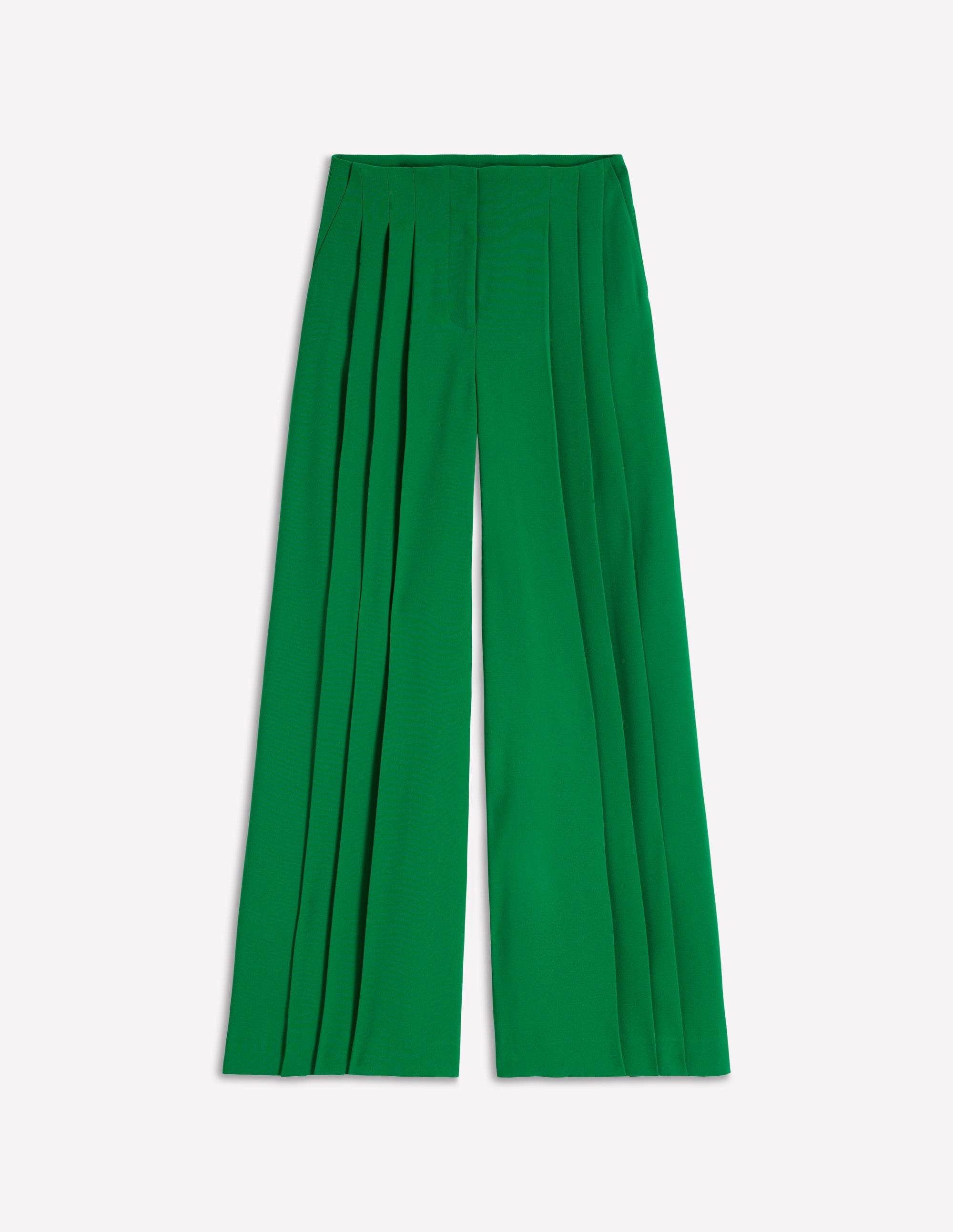 Regent Wide Leg Pants-Rich Emerald - Image 7