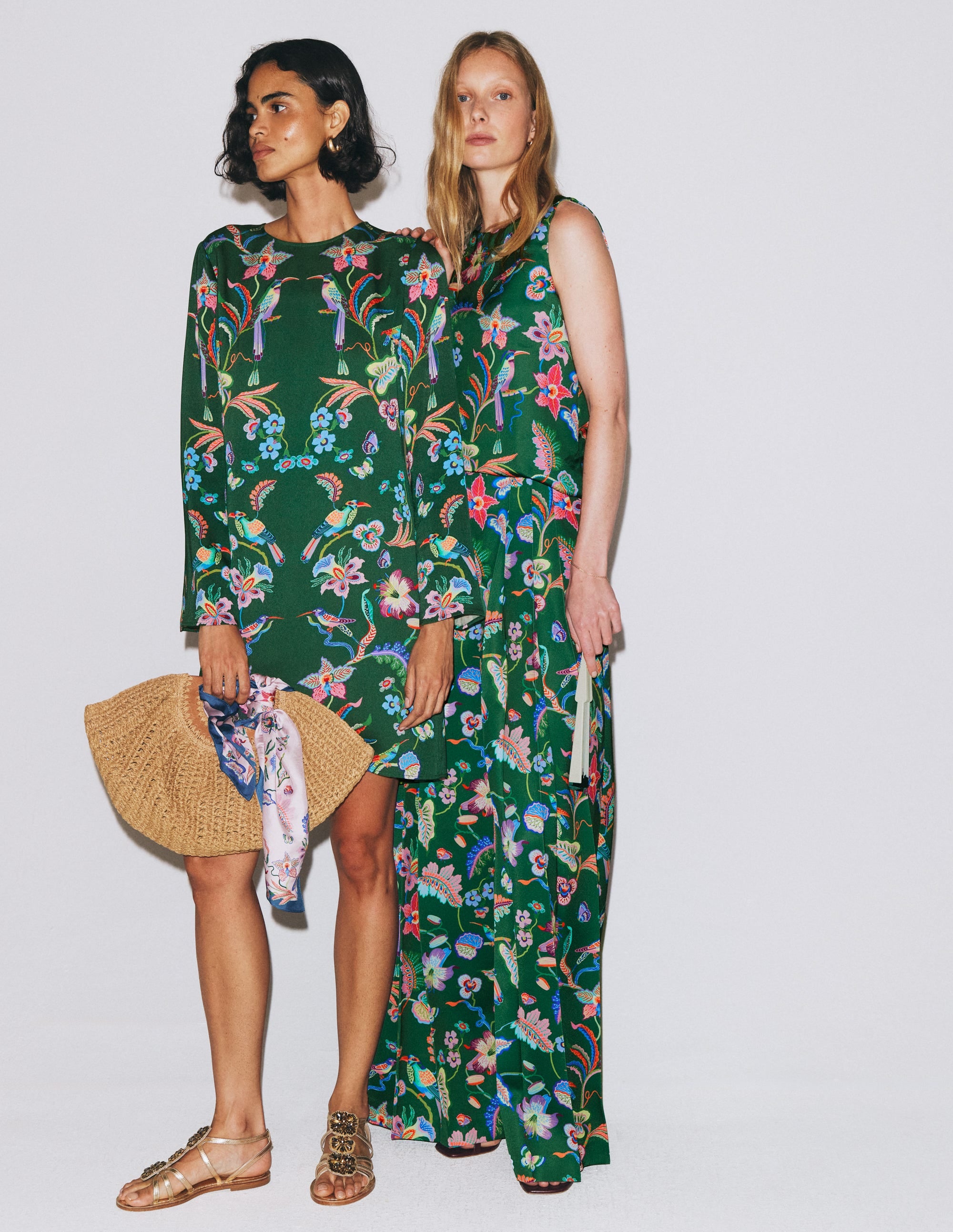 Regent Wide Leg Pants-Hunter Green, Orchid Canopy - Image 6