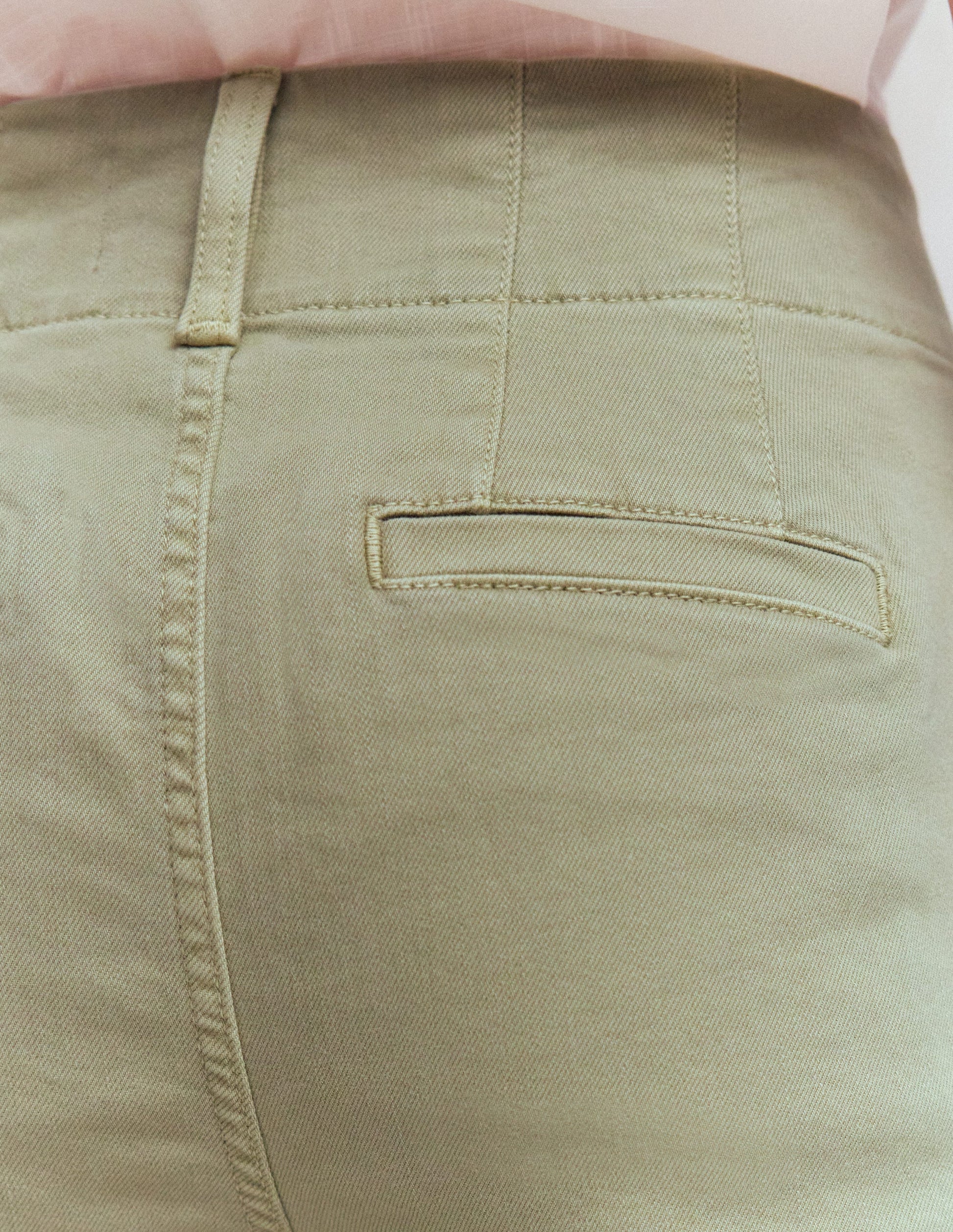 Patch Pocket Cropped Pants-Soft Green-5