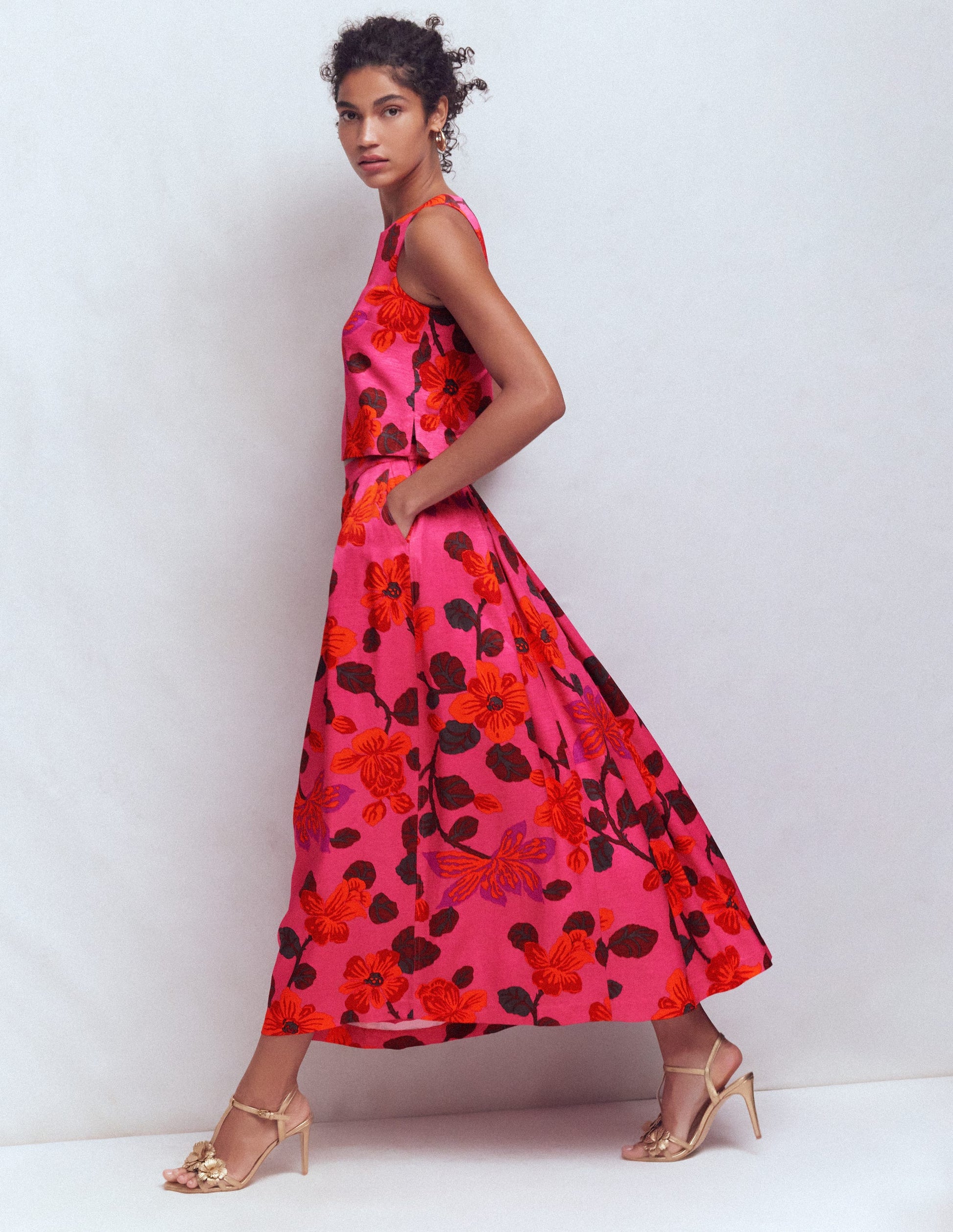 Verity Maxi Skirt-Pink, Elaborate Blossom-1