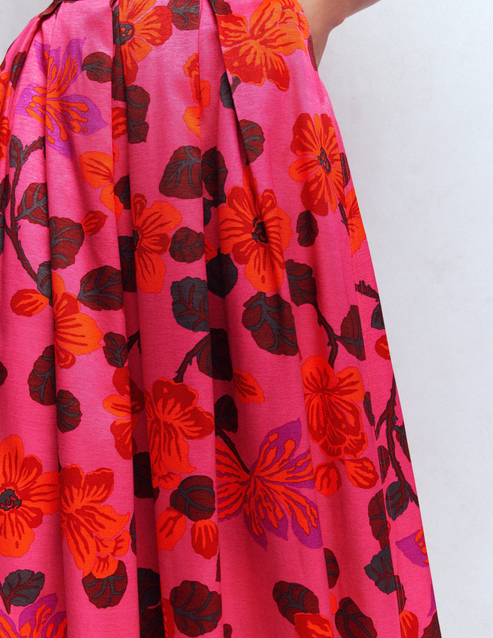 Verity Maxi Skirt-Pink, Elaborate Blossom-2