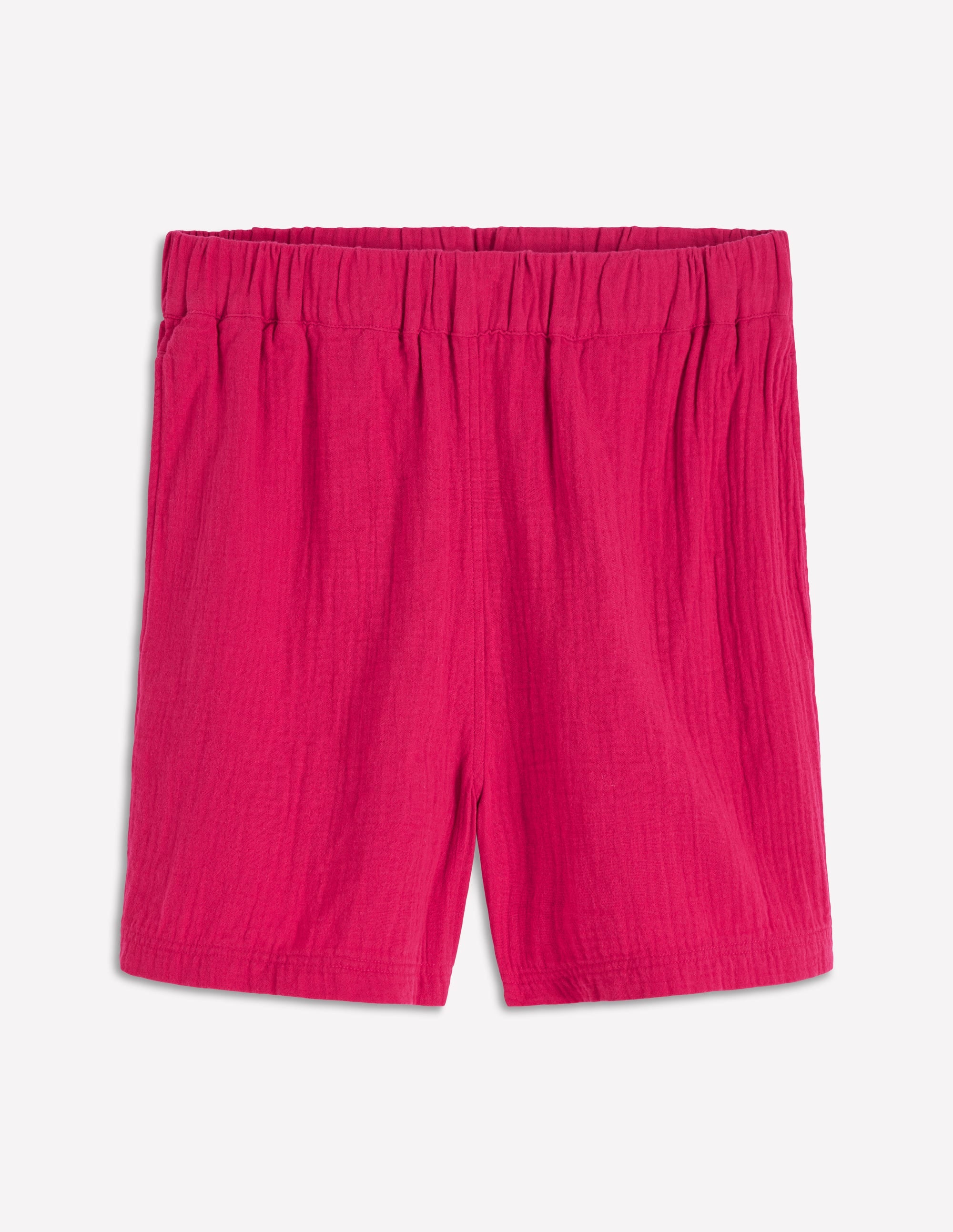 Pull On Double Cloth Shorts-Pomegranate - Image 6
