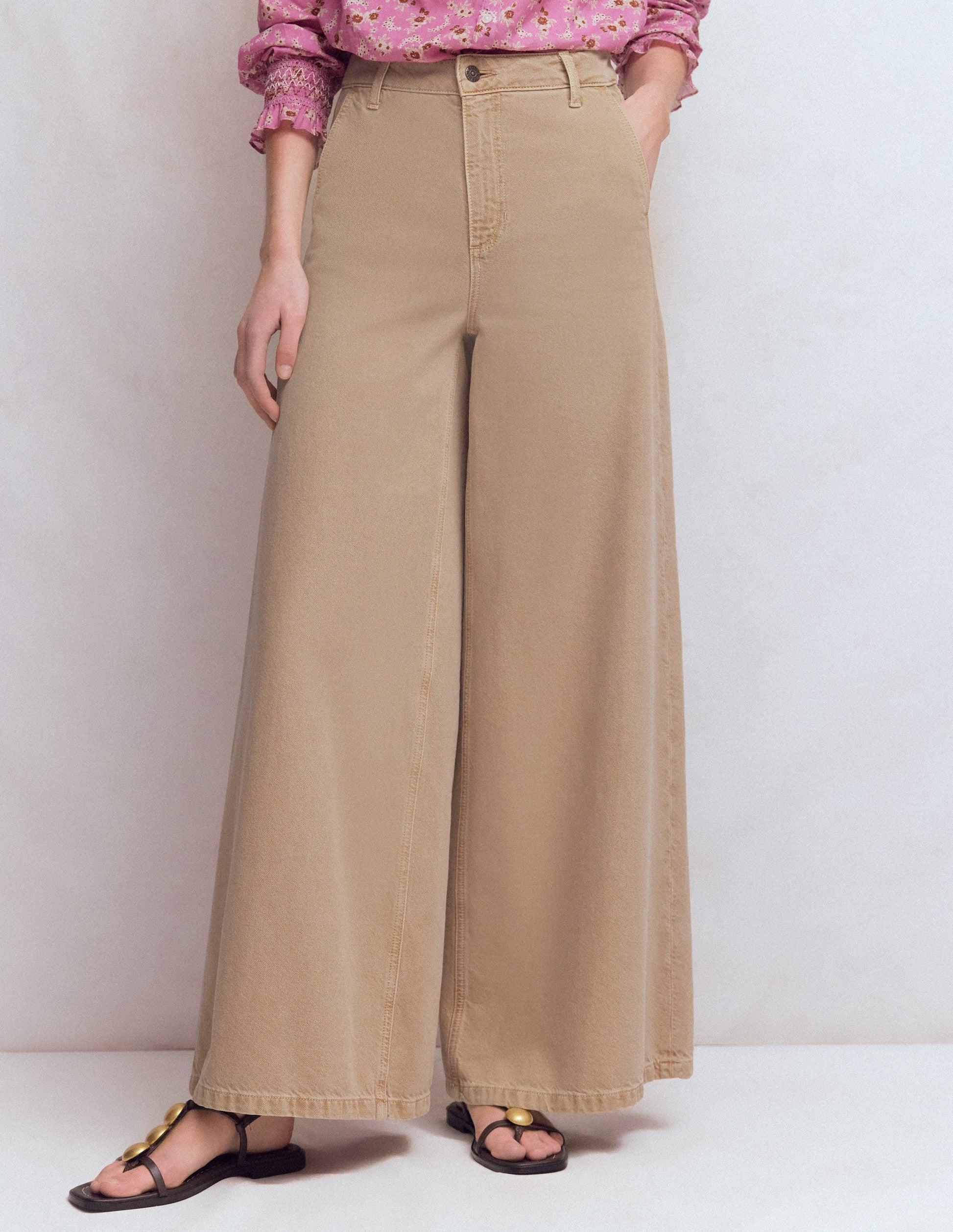 High Rise Palazzo Jeans-Amphora-4