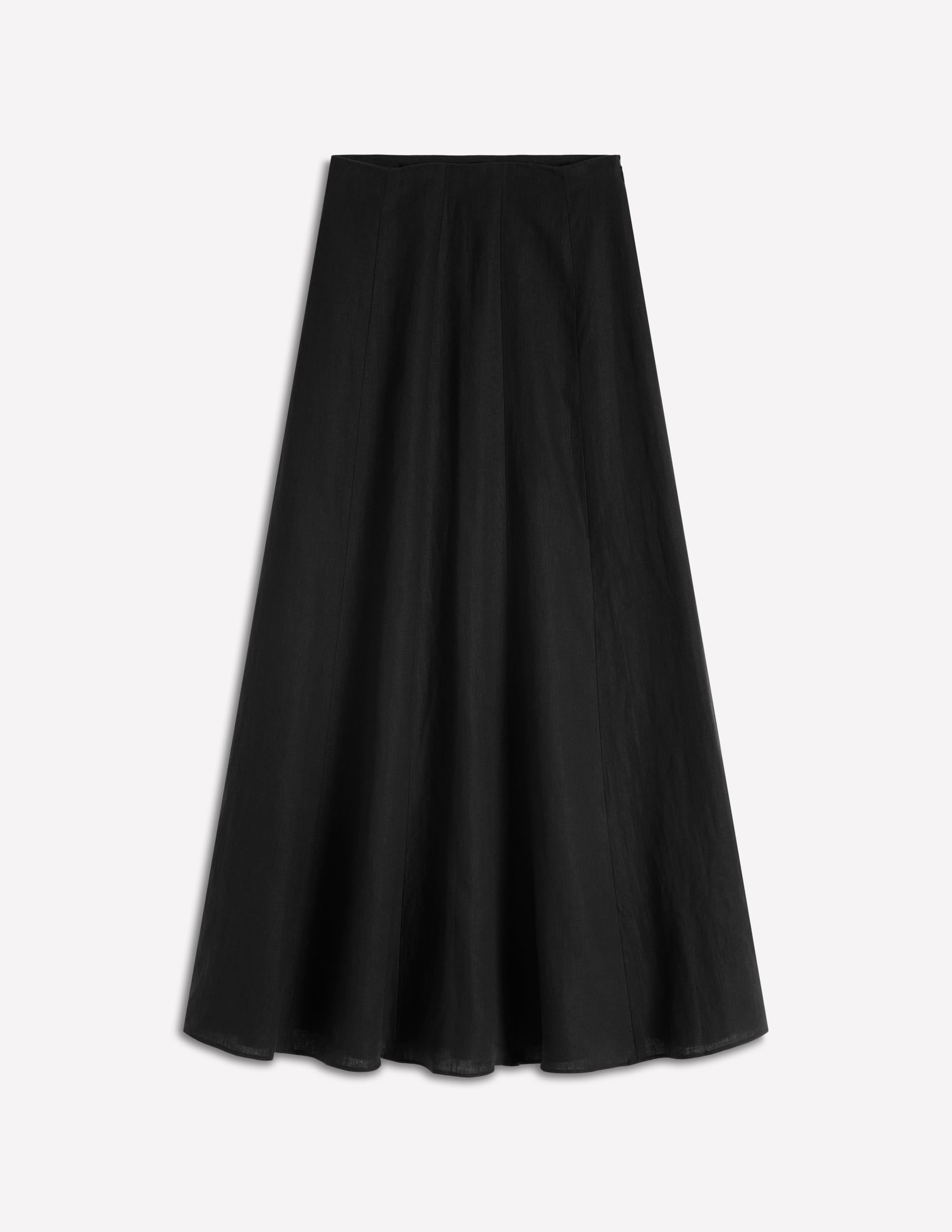 Miriam Linen Maxi Skirt-Black | Boden USA