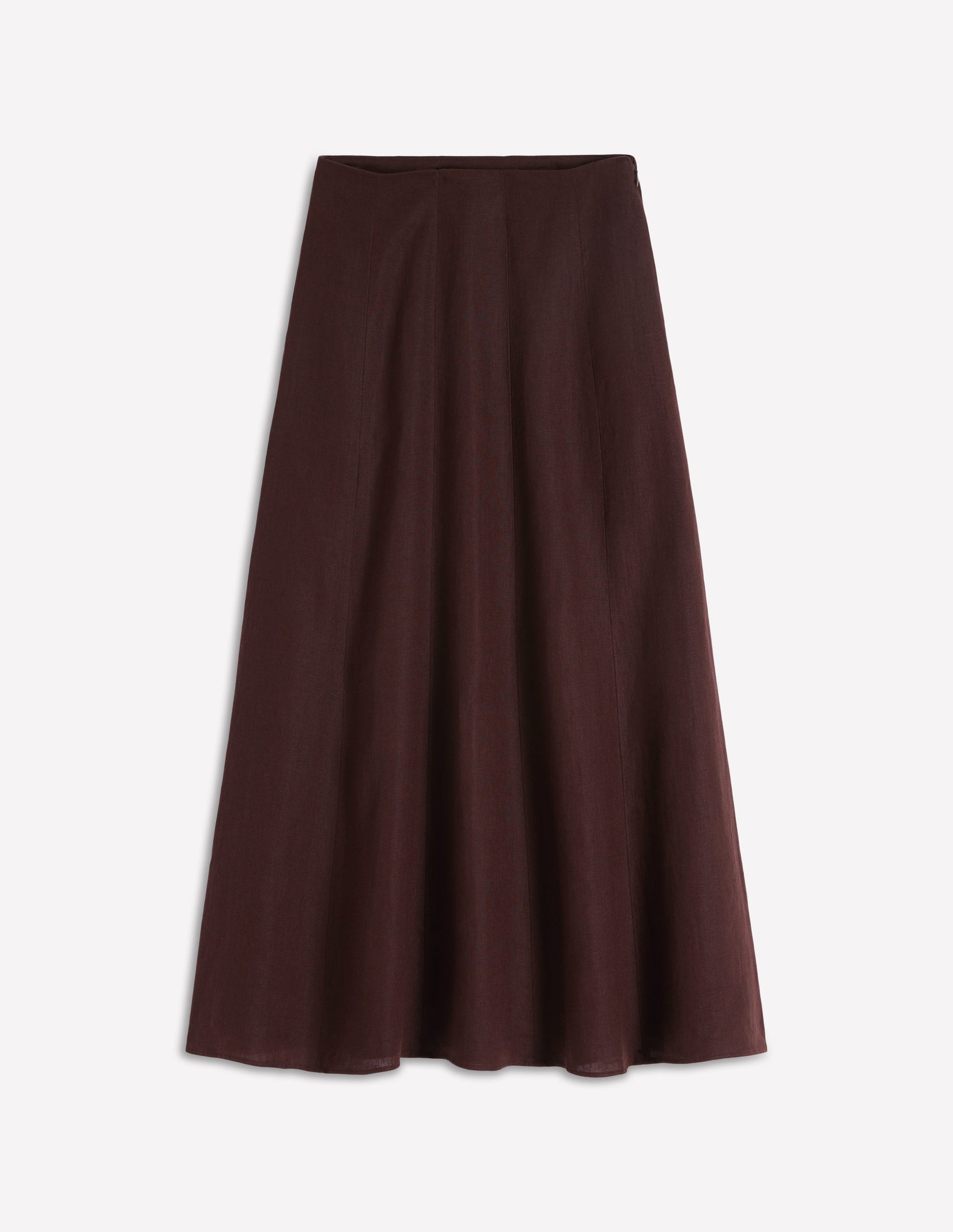 Miriam Linen Maxi Skirt-Bitter Chocolate-8