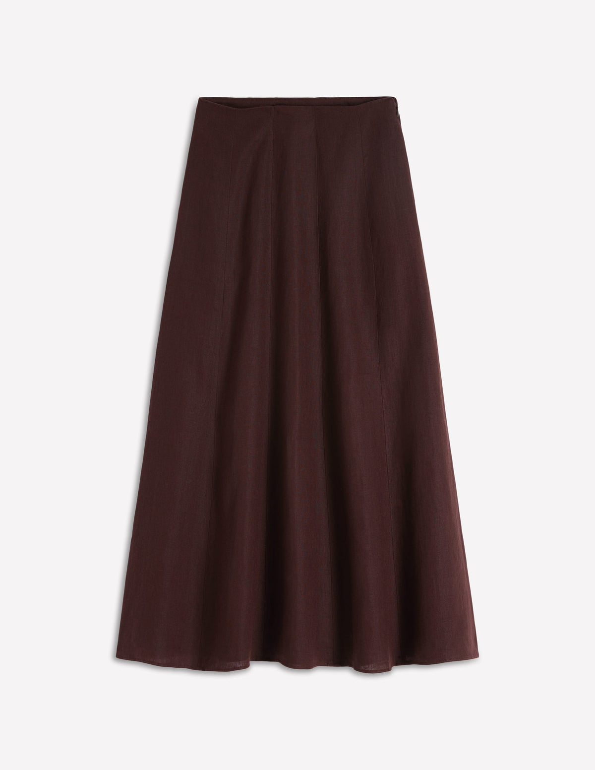 Miriam Linen Maxi Skirt-Bitter Chocolate - Image 8