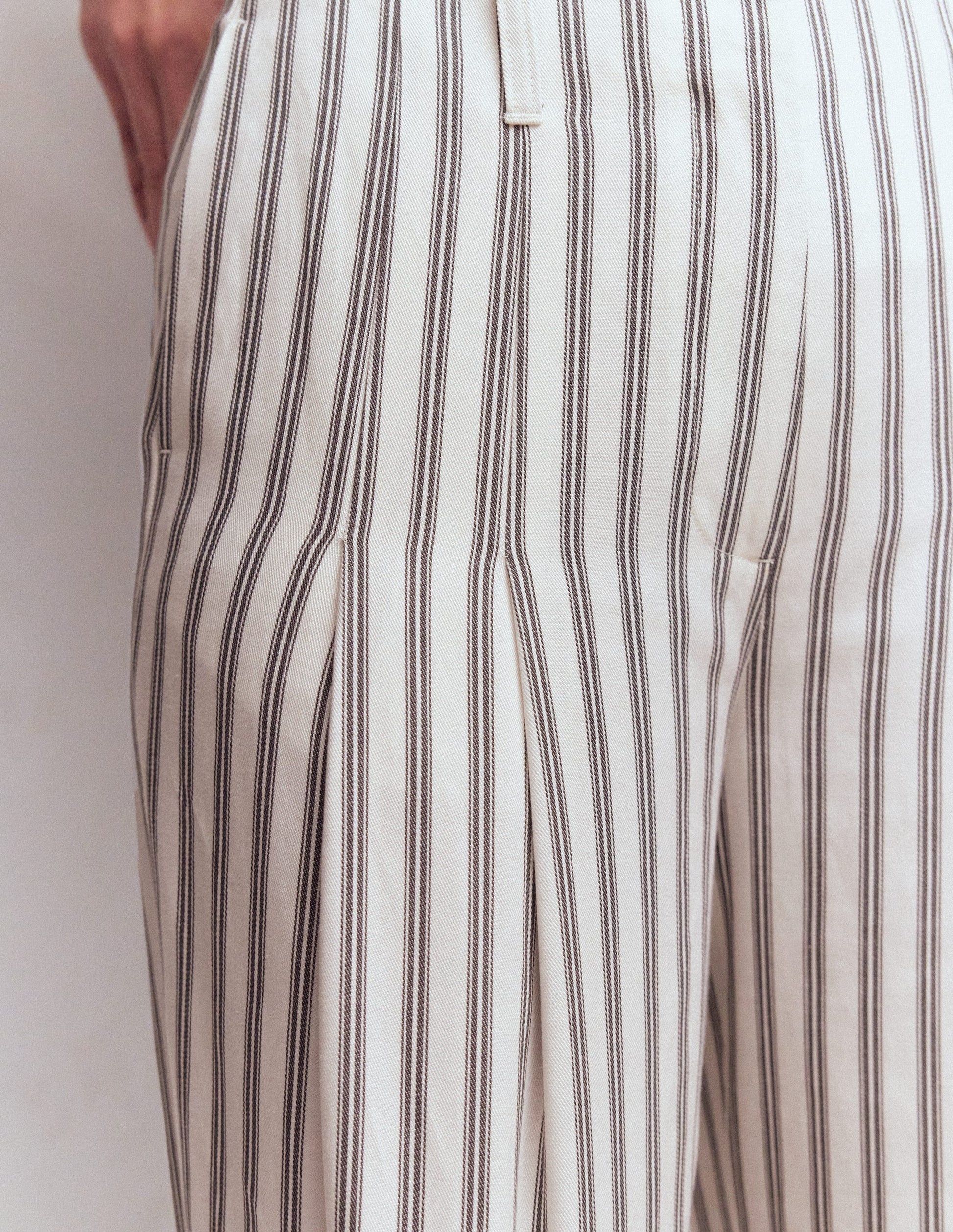 Mayfair Tailored Pants-Ivory, Navy Stripe-6