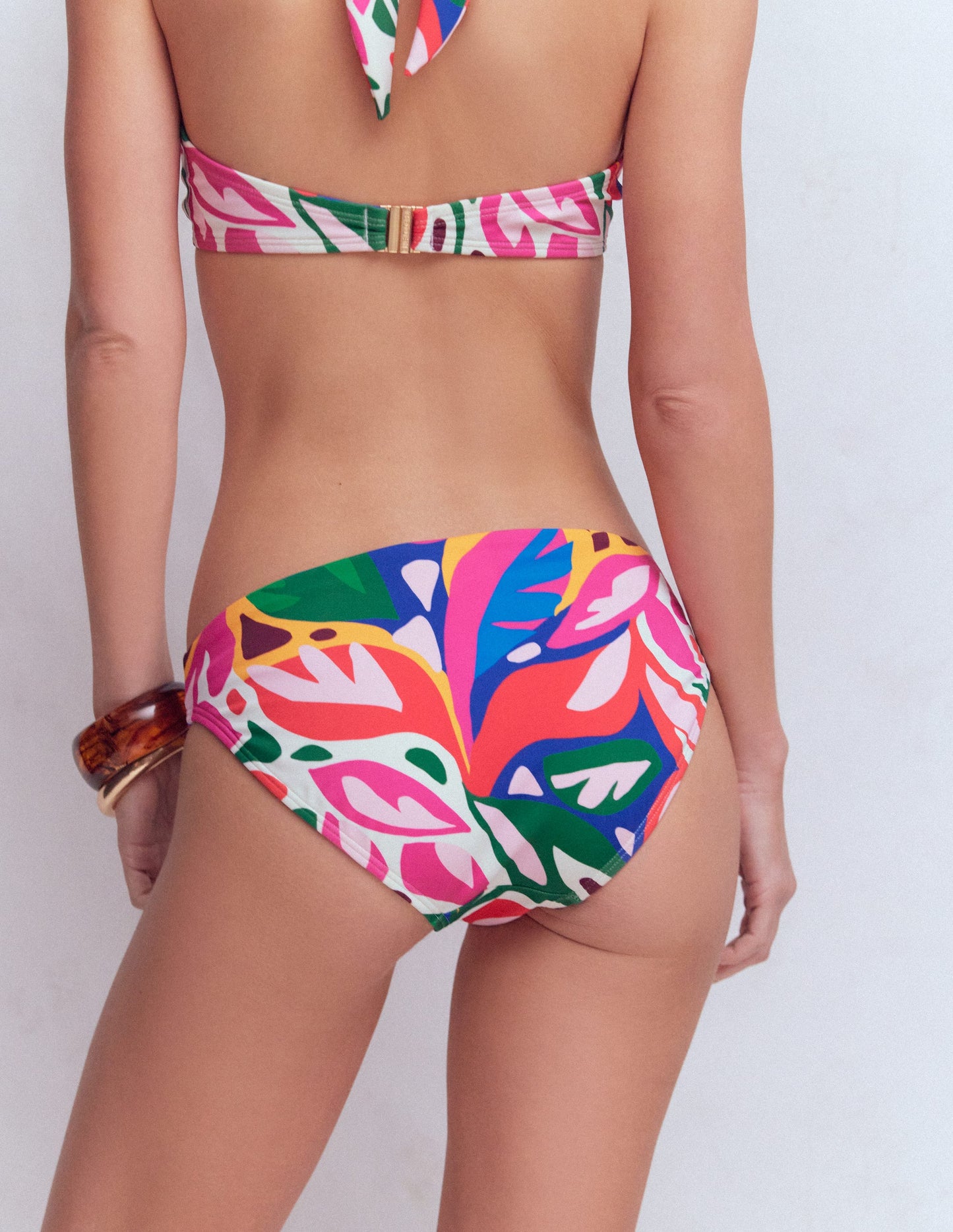 Classic Bikini Bottoms-Multi, Leafy Cascade