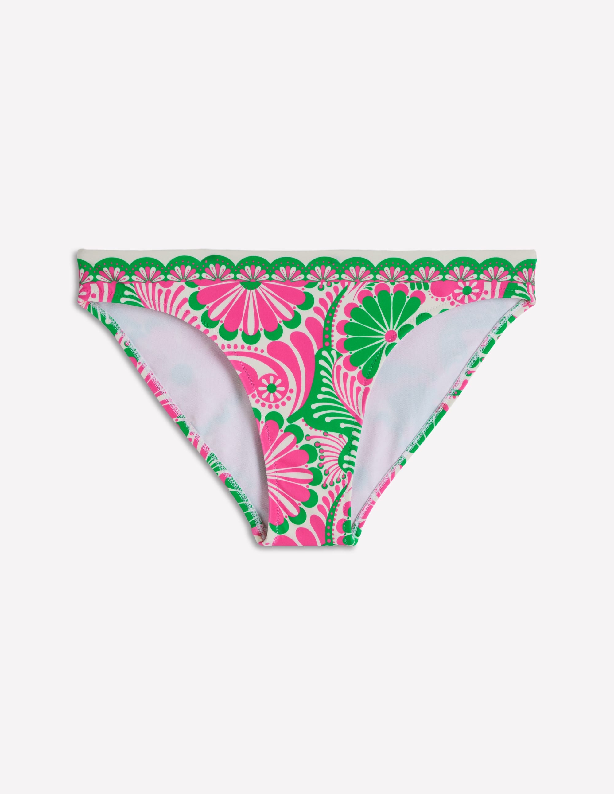 Classic Bikini Bottoms-Pink, Euphoric Gardens - Image 5