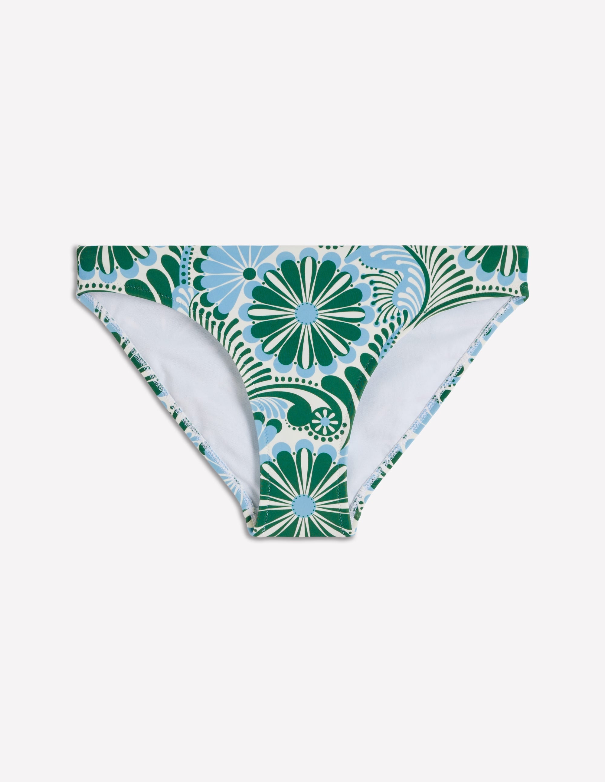Classic Bikini Bottoms-Air Blue, Euphoric Gardens - Image 6