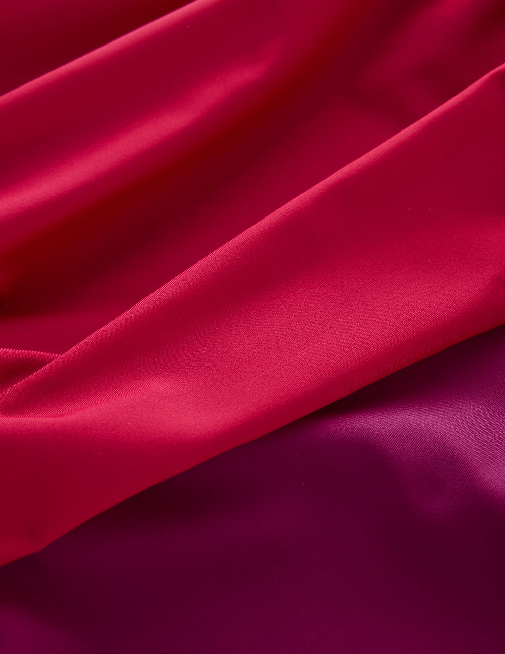 Mykonos Deep V Swimsuit-Red, Colour Block-8