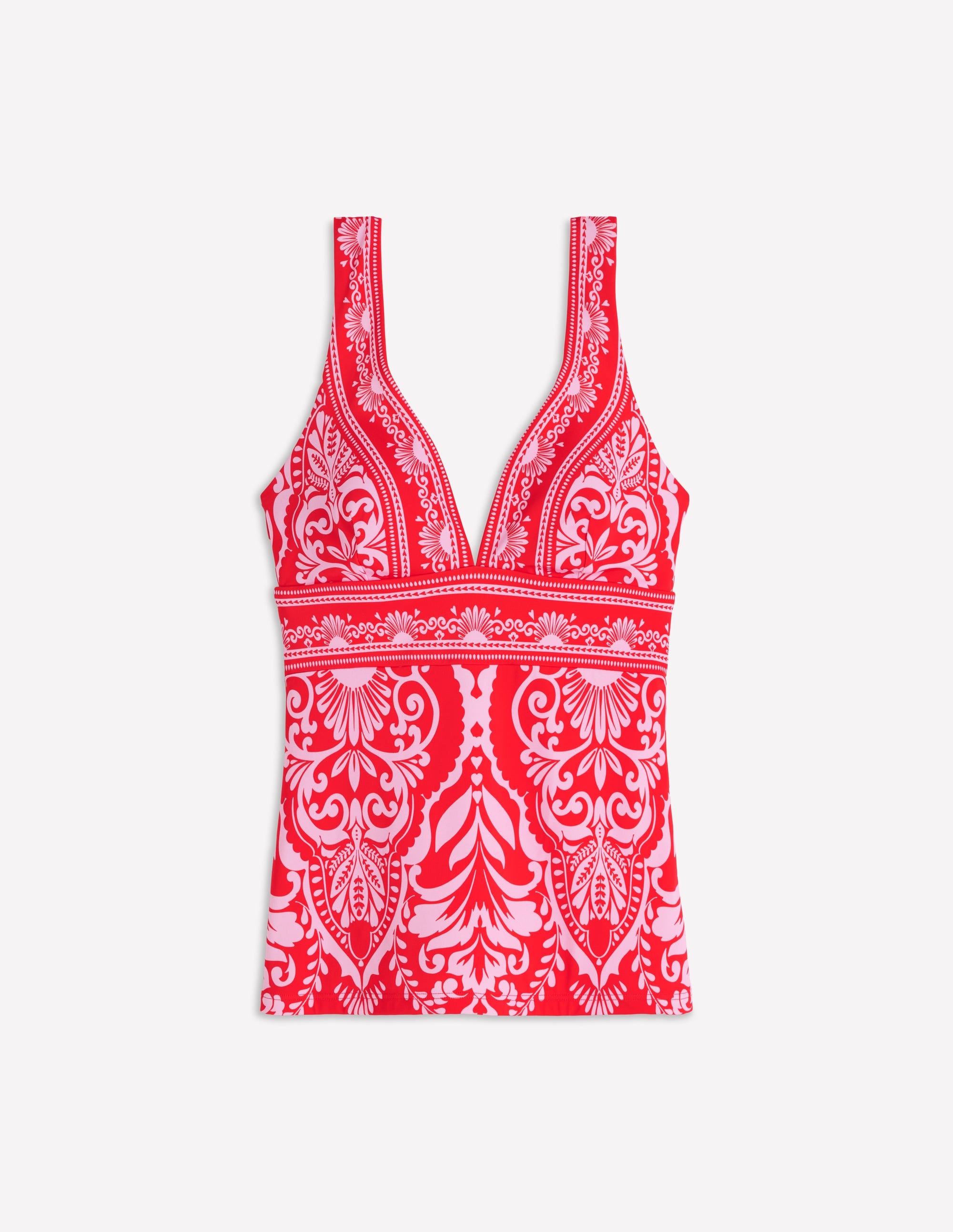 Porto Tankini Top-Red, Ornamental Garden - Image 7