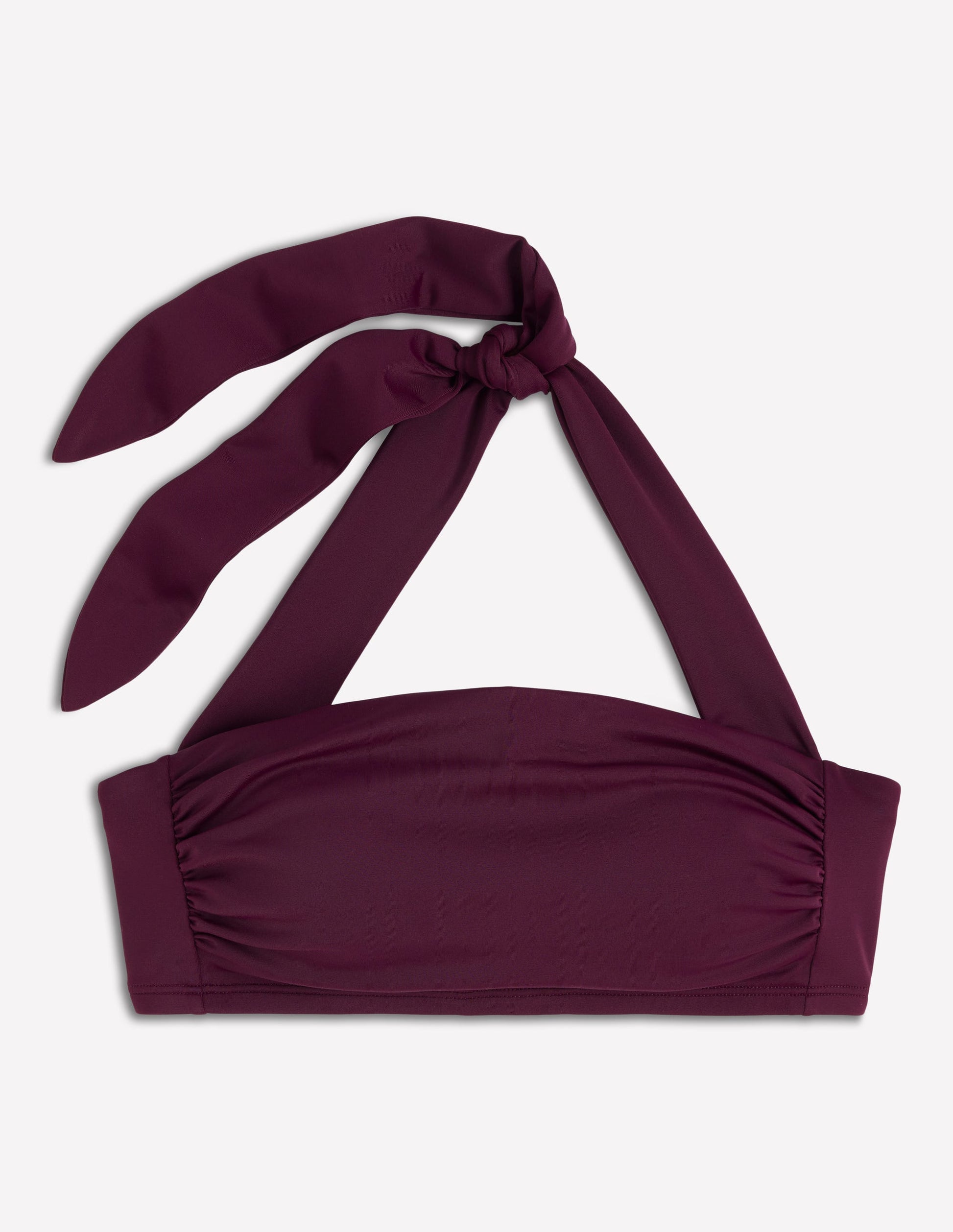 Kythira Ruched Bikini Top-Chocberry-7