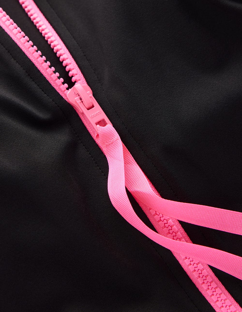 Sporty High Neck Swimsuit-Black - Image 7