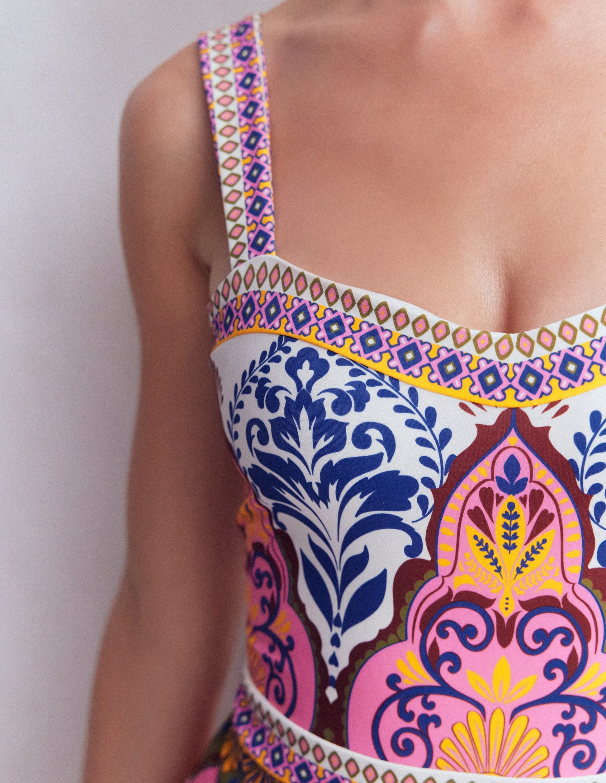 Clean Sweetheart Swimsuit-Multi, Ornamental Garden-2