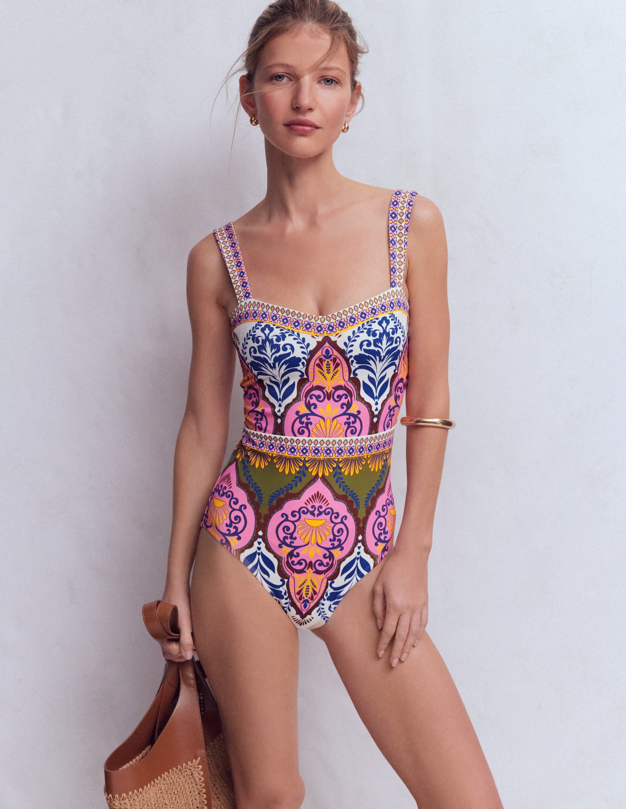 Clean Sweetheart Swimsuit-Multi, Ornamental Garden - Image 4